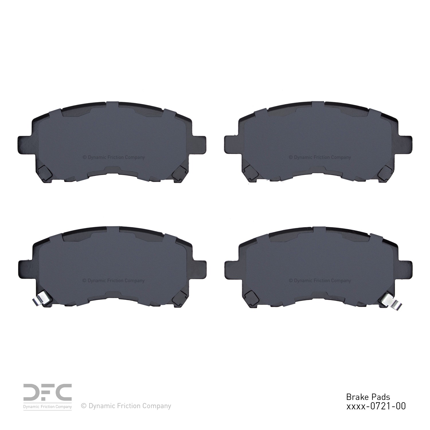 DYN-1551-0721-00 DFC 5000 Advanced Brake Pads - Ceramic