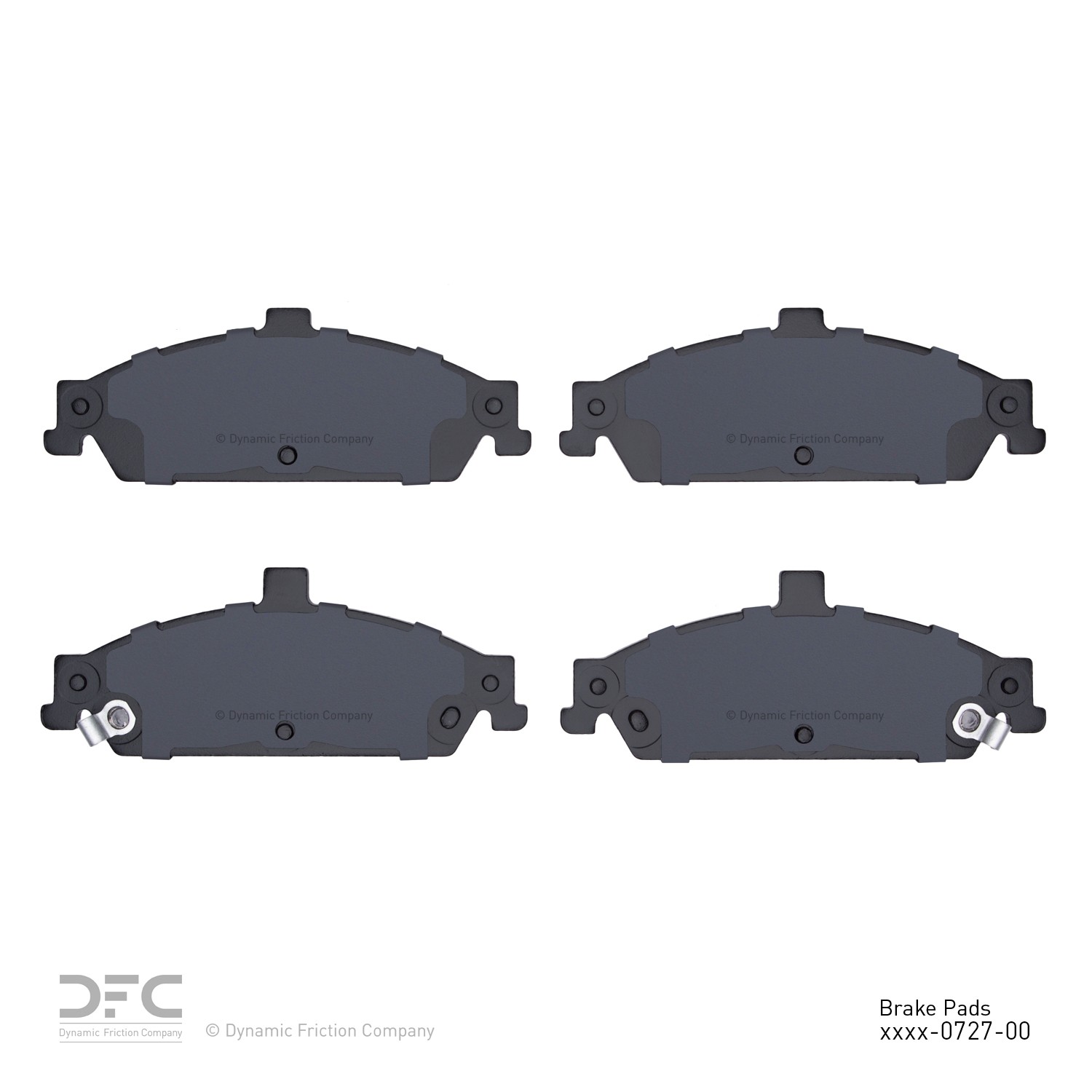DYN 1551-0727-00 DFC 5000 Advanced Brake Pads - Ceramic