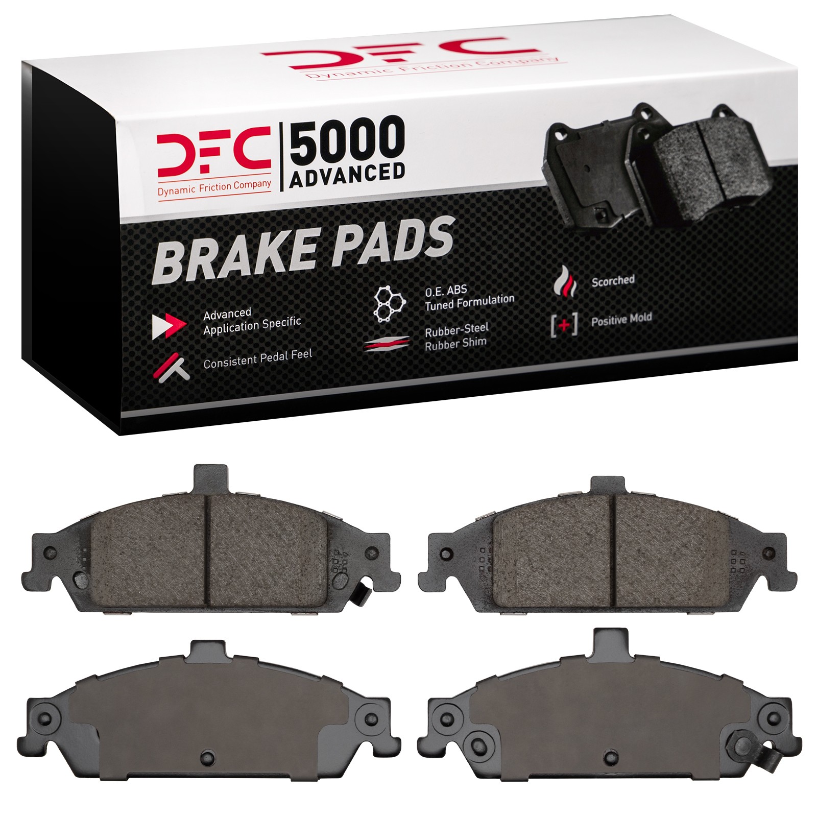 DYN 1551-0727-00 DFC 5000 Advanced Brake Pads - Ceramic - Image 2