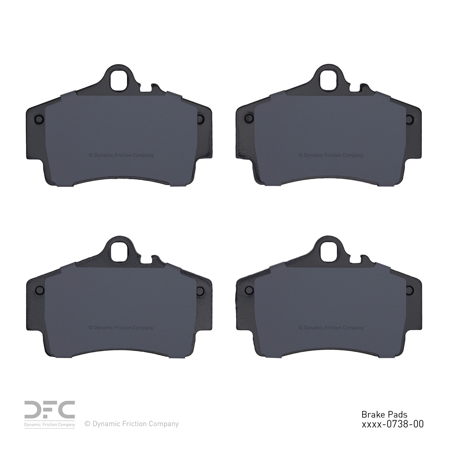 DYN 1551-0738-00 DFC 5000 Advanced Brake Pads - Low Metallic