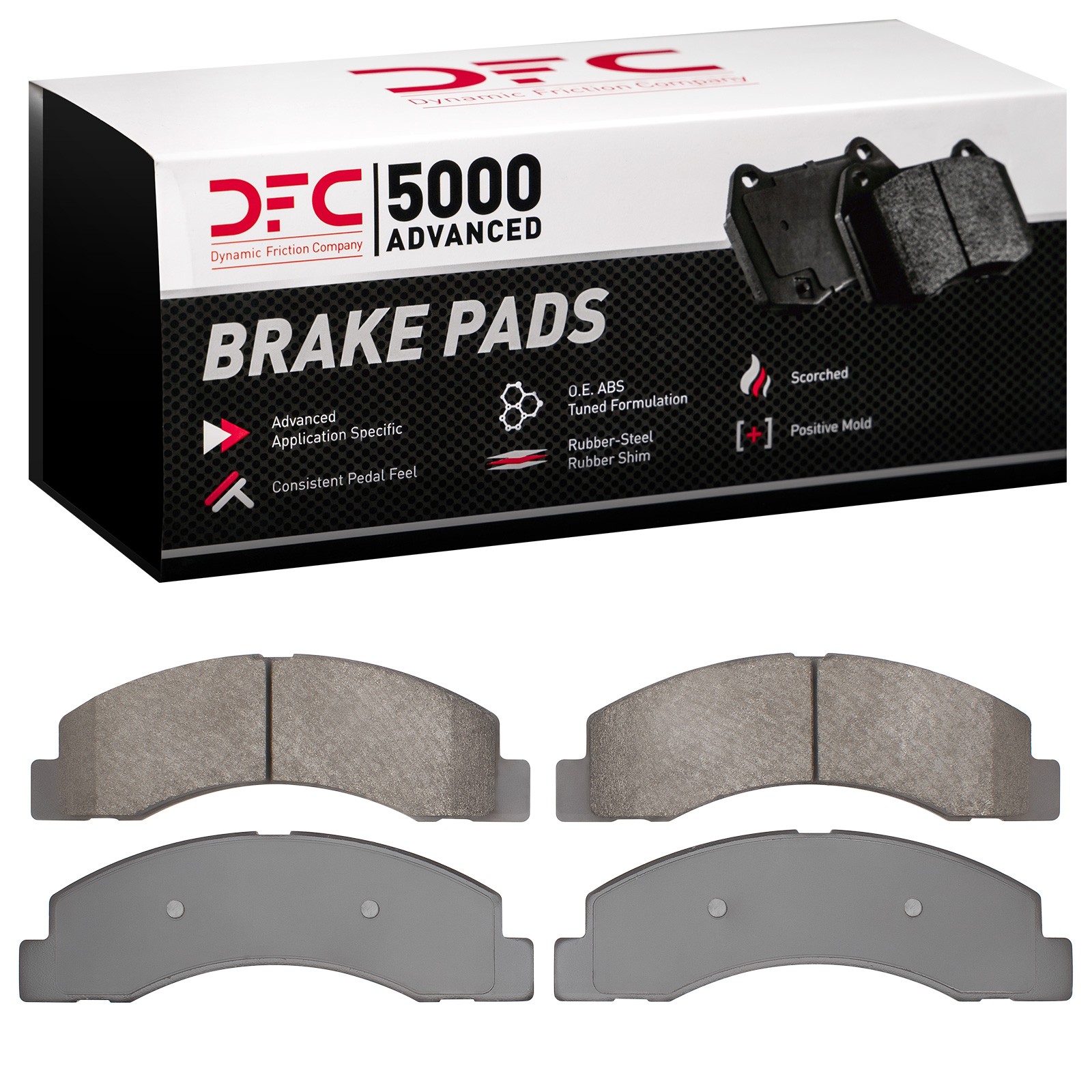 DYN 1551-0756-00 DFC 5000 Advanced Brake Pads - Semi Metallic - Image 2
