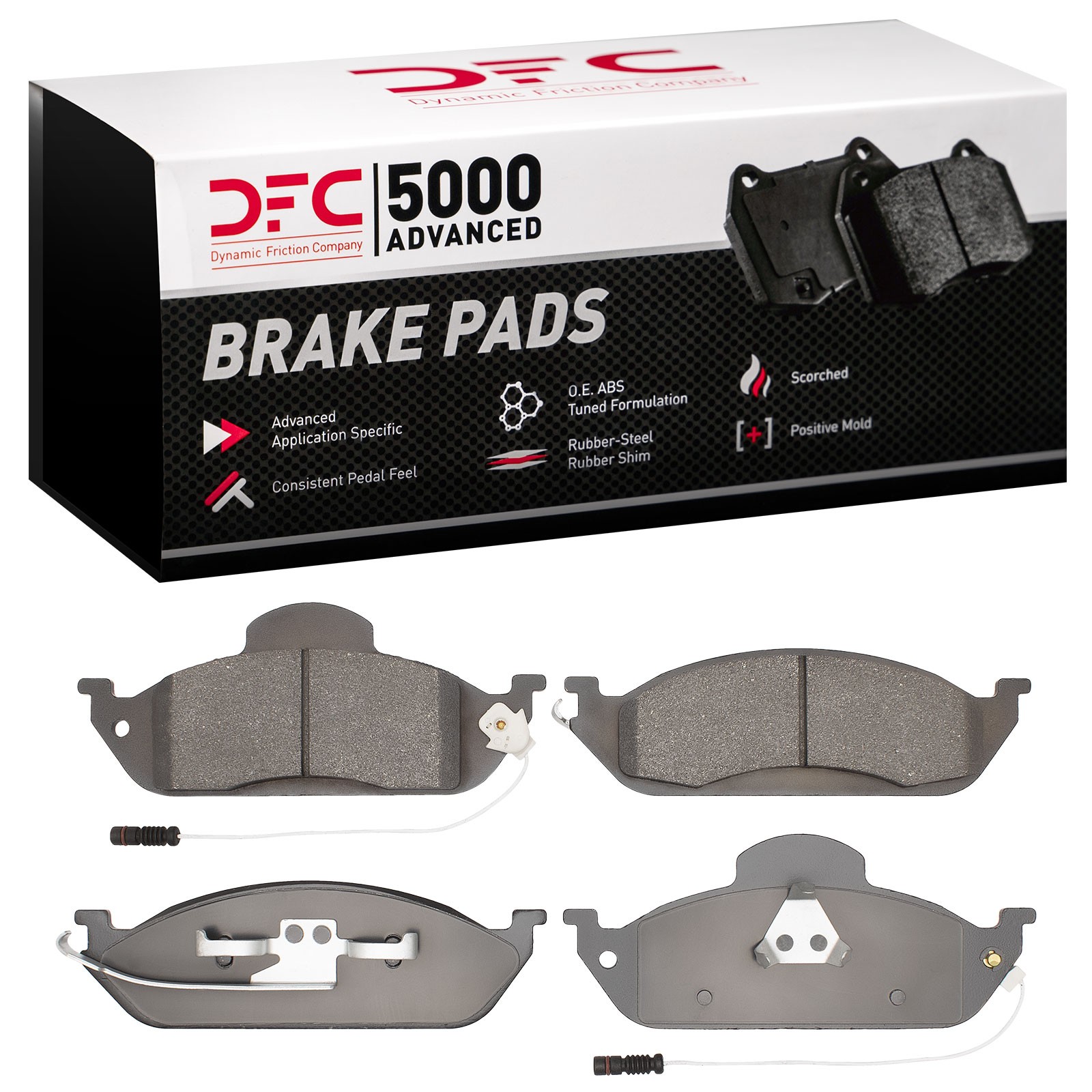 DYN 1551-0760-00 DFC 5000 Advanced Brake Pads - Low Metallic - Image 2
