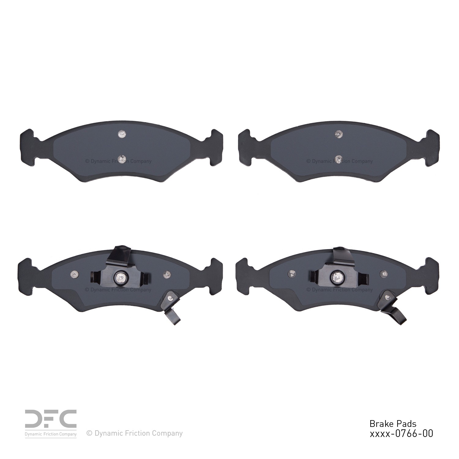 DYN-1551-0766-00 DFC 5000 Advanced Brake Pads - Ceramic