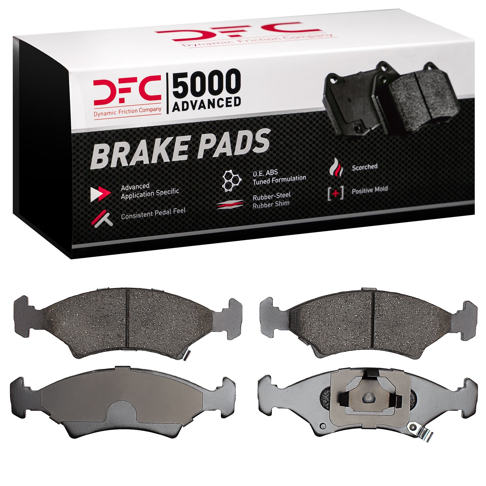DYN-1551-0766-00 DFC 5000 Advanced Brake Pads - Ceramic - Image 2