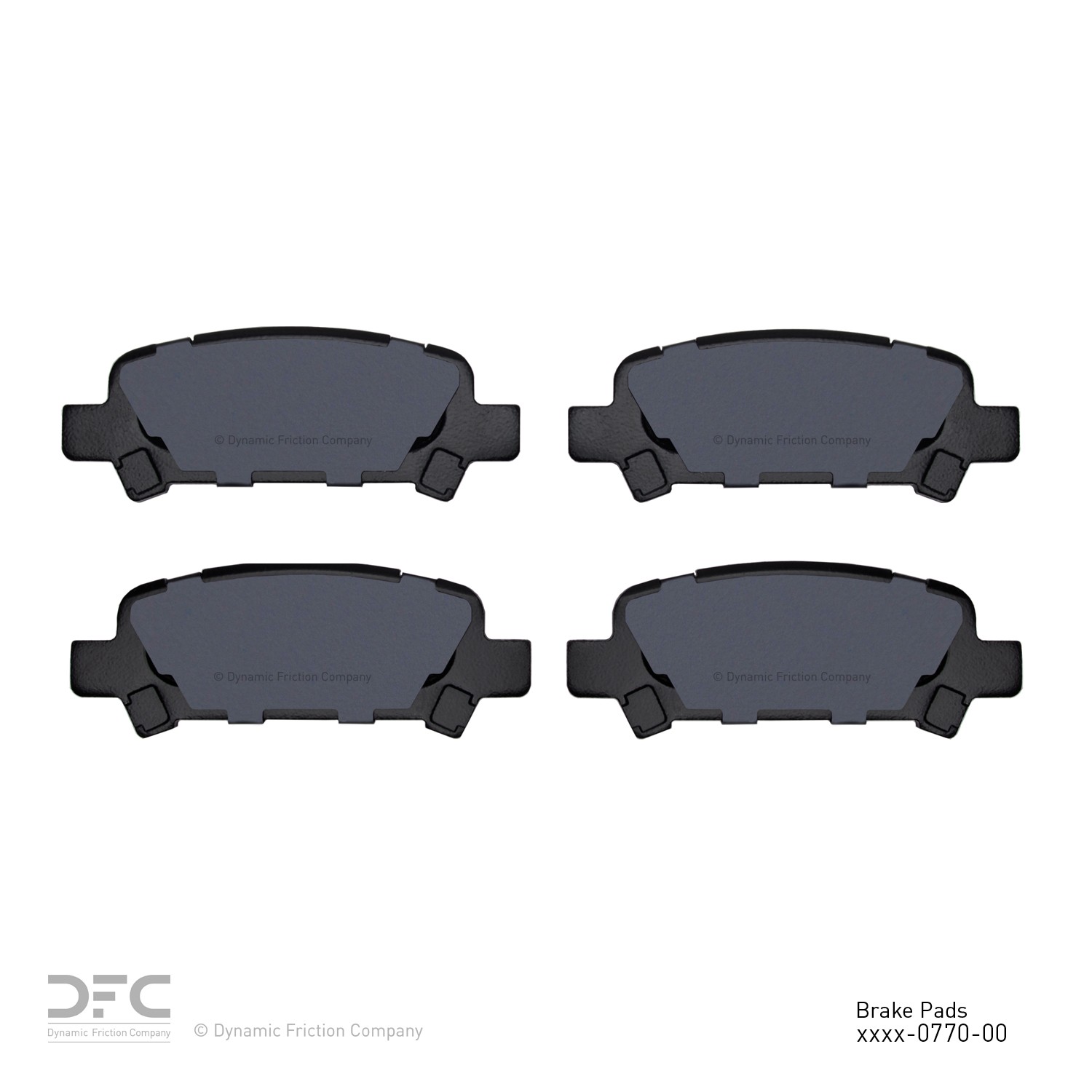 DYN 1551-0770-00 DFC 5000 Advanced Brake Pads - Ceramic