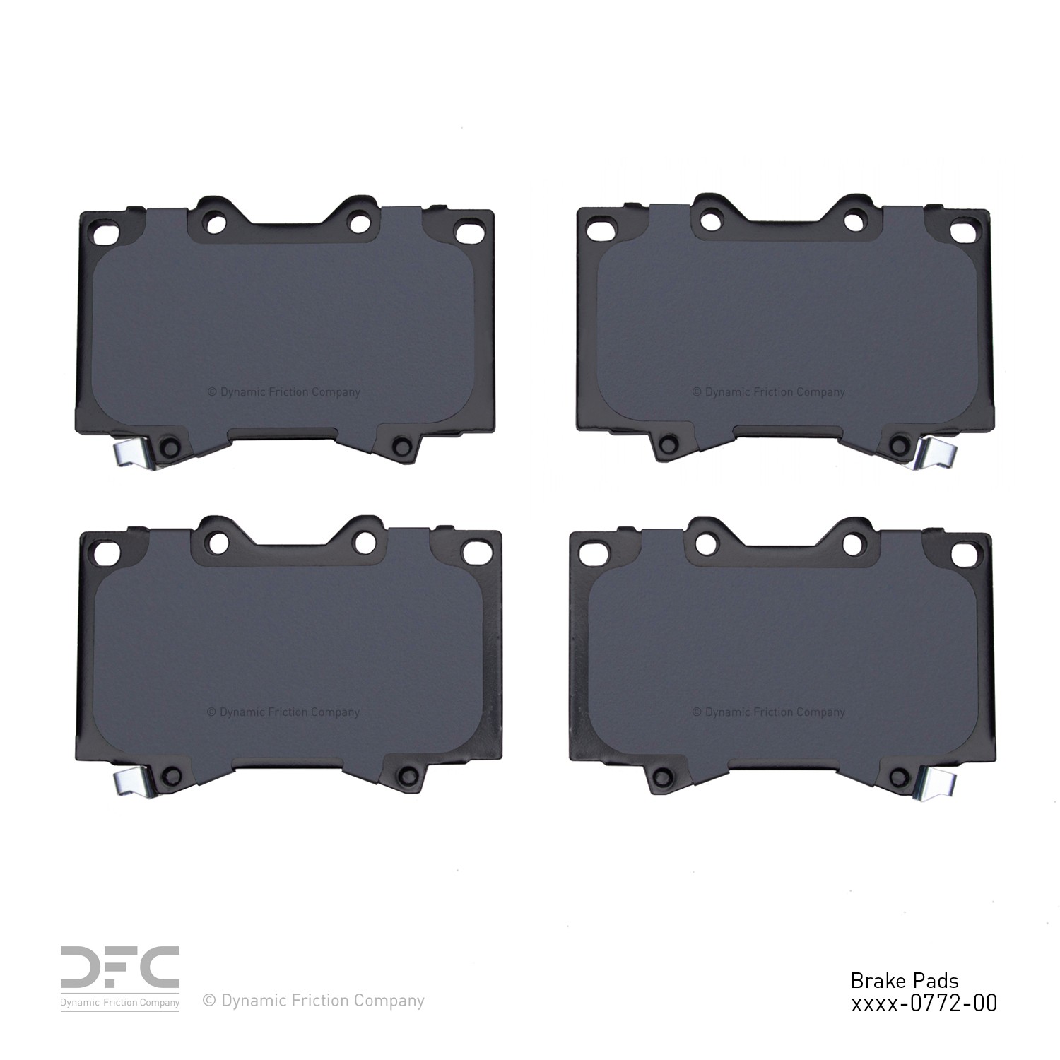 DYN 1551-0772-00 DFC 5000 Advanced Brake Pads - Ceramic