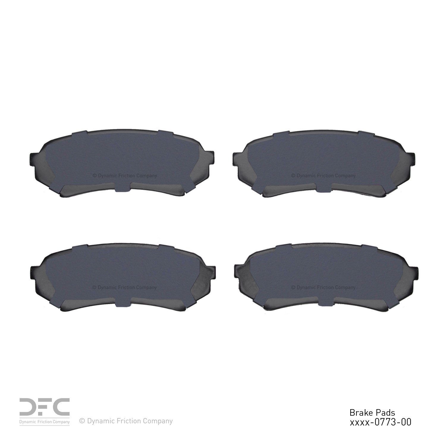 DYN 1551-0773-00 DFC 5000 Advanced Brake Pads - Ceramic