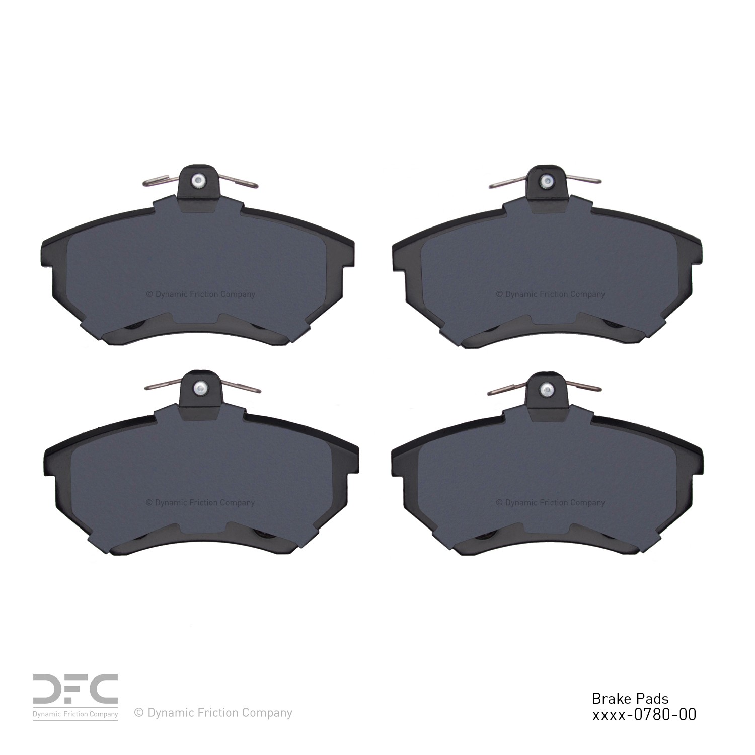 DYN 1551-0780-00 DFC 5000 Advanced Brake Pads - Low Metallic