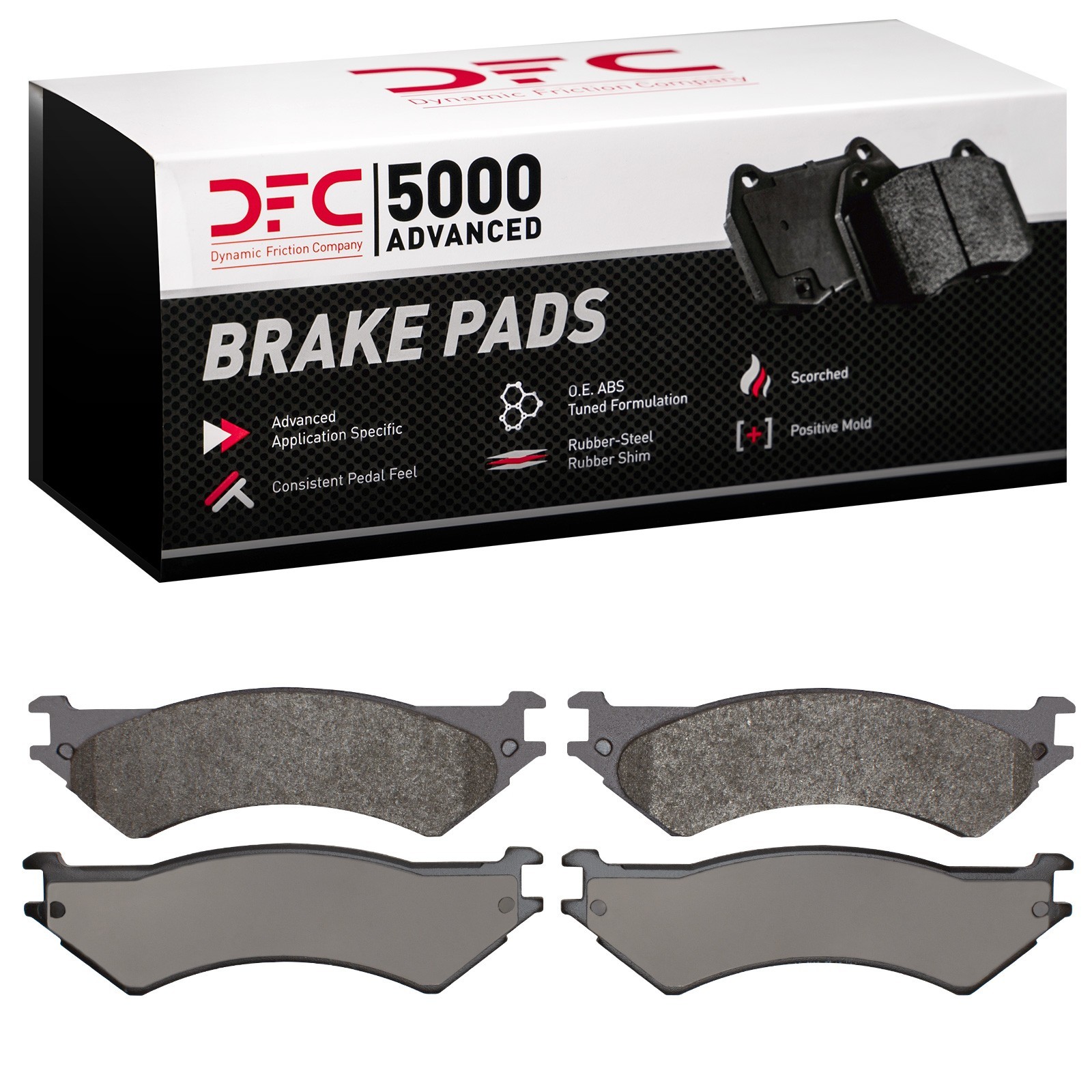 DYN 1551-0802-00 DFC 5000 Advanced Brake Pads - Semi Metallic - Image 2