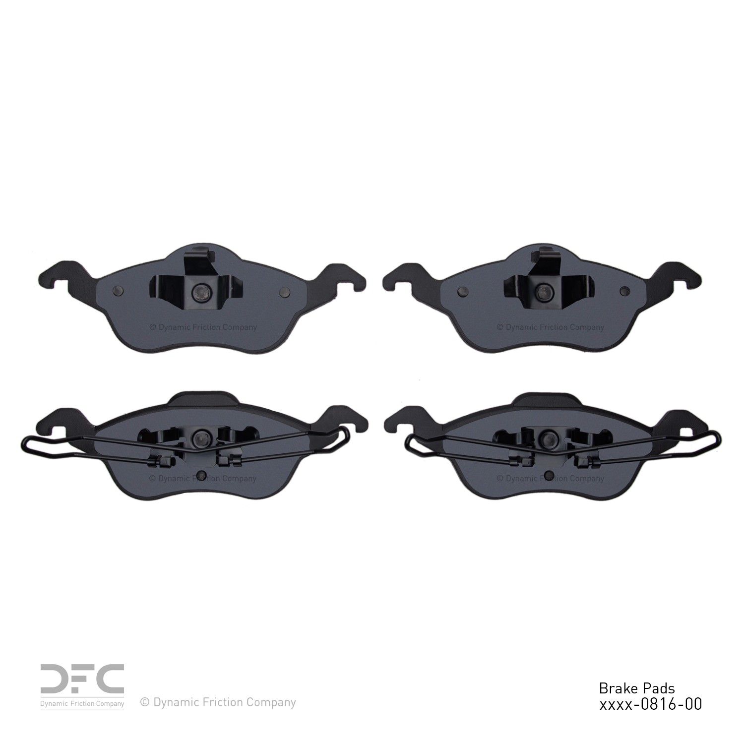 DYN-1551-0816-00 DFC 5000 Advanced Brake Pads - Semi Metallic