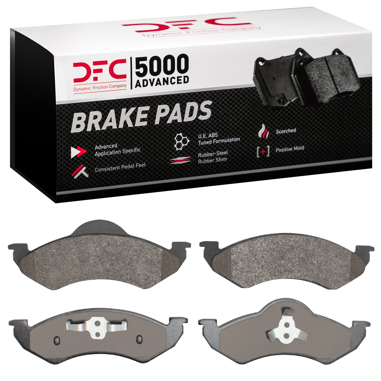 DYN 1551-0820-00 DFC 5000 Advanced Brake Pads - Semi Metallic - Image 2