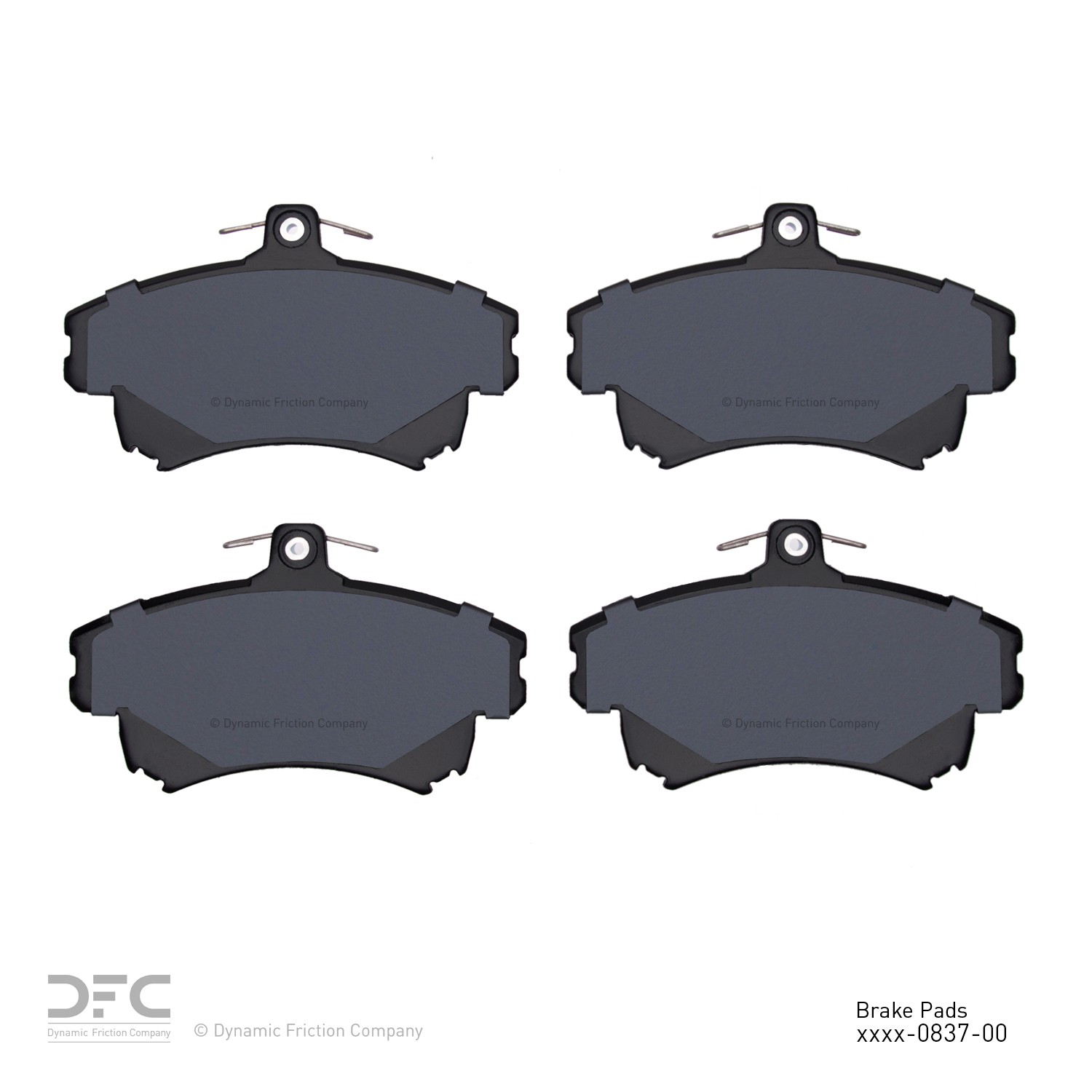 DYN 1551-0837-00 DFC 5000 Advanced Brake Pads - Low Metallic