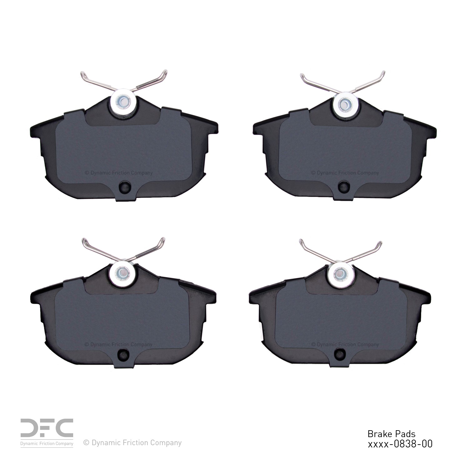 DYN 1551-0838-00 DFC 5000 Advanced Brake Pads - Low Metallic