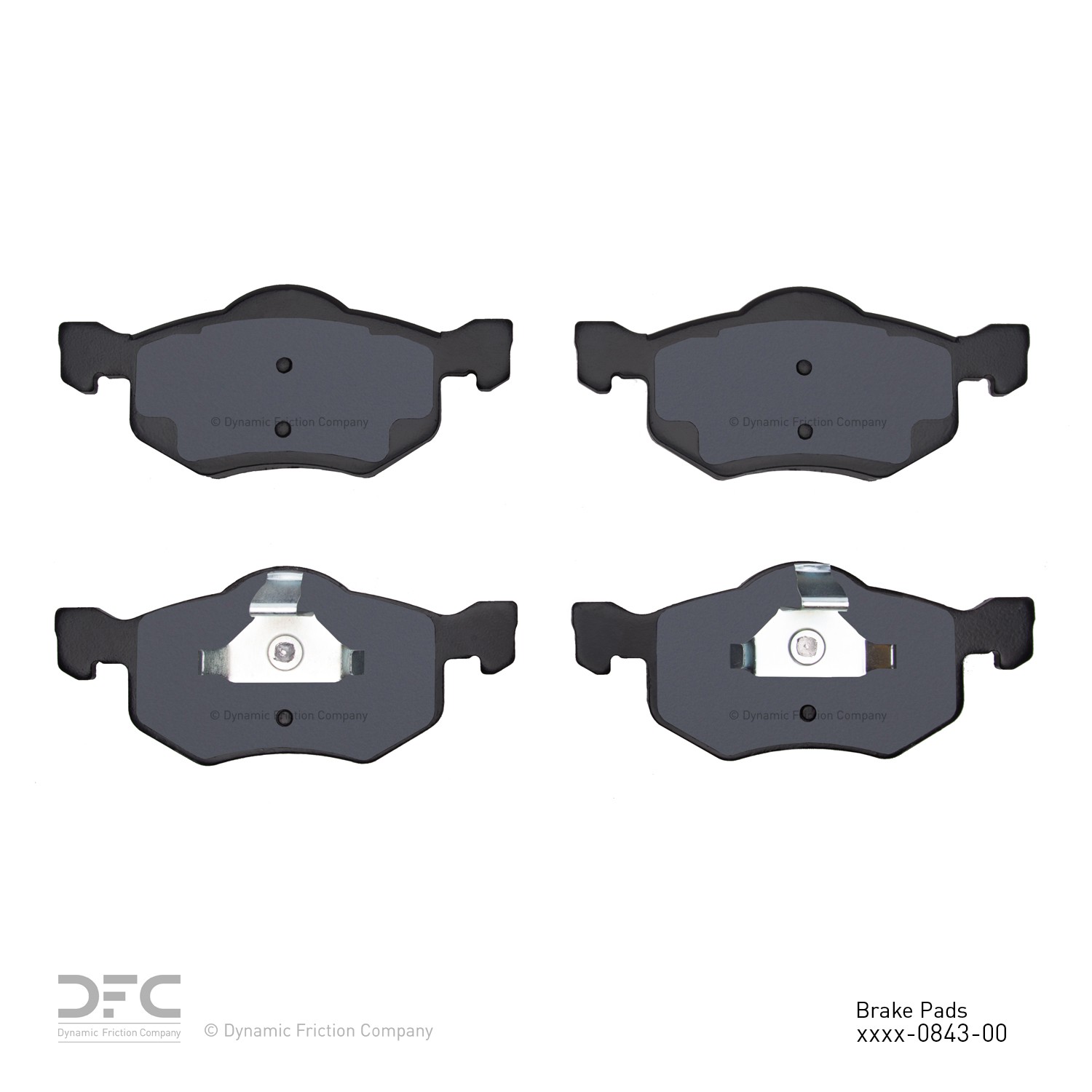 DYN 1551-0843-00 DFC 5000 Advanced Brake Pads - Ceramic