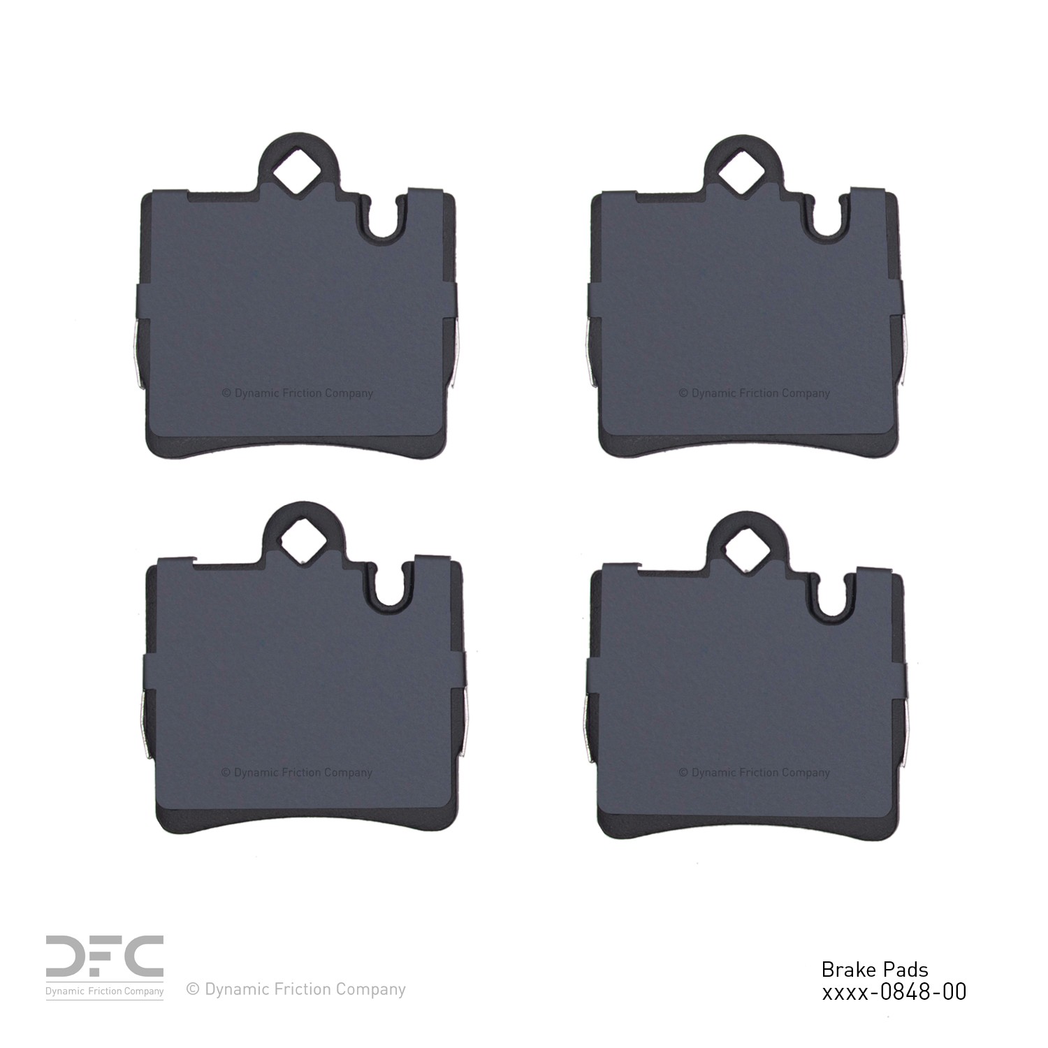 DYN 1551-0848-00 DFC 5000 Advanced Brake Pads - Low Metallic
