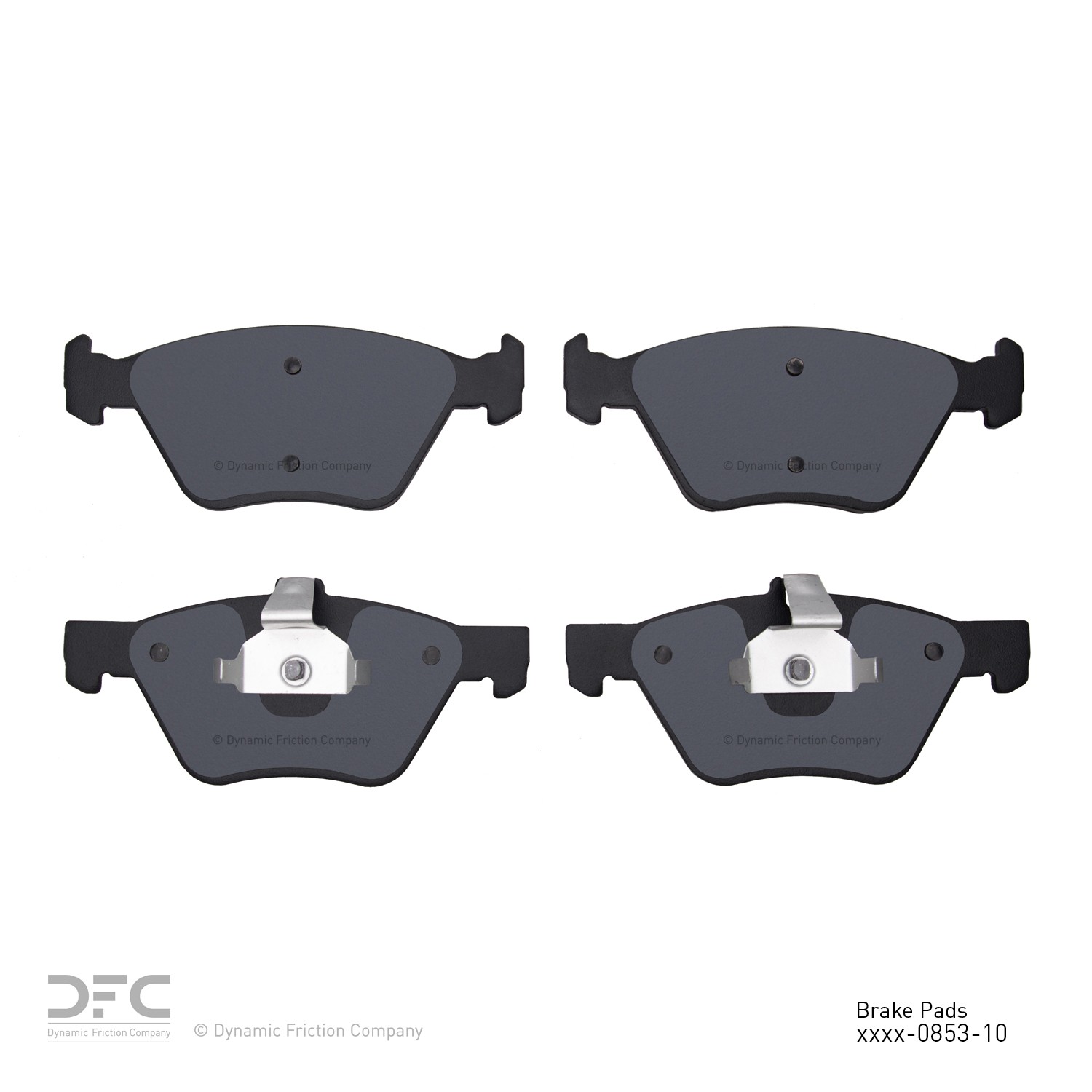 DYN 1551-0853-10 DFC 5000 Advanced Brake Pads - Low Metallic