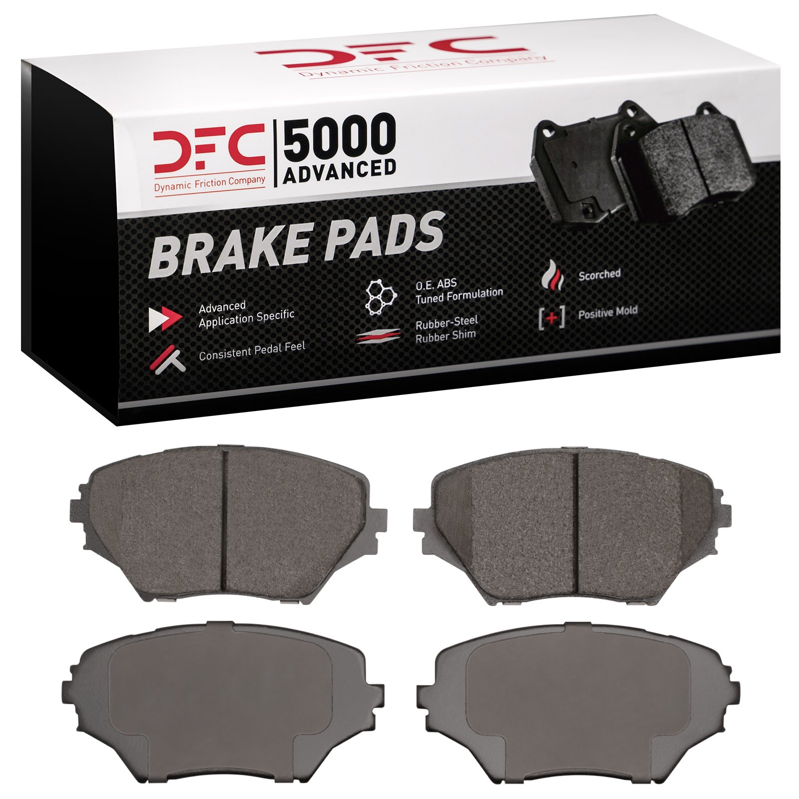DYN-1551-0862-00 DFC 5000 Advanced Brake Pads - Ceramic - Image 2