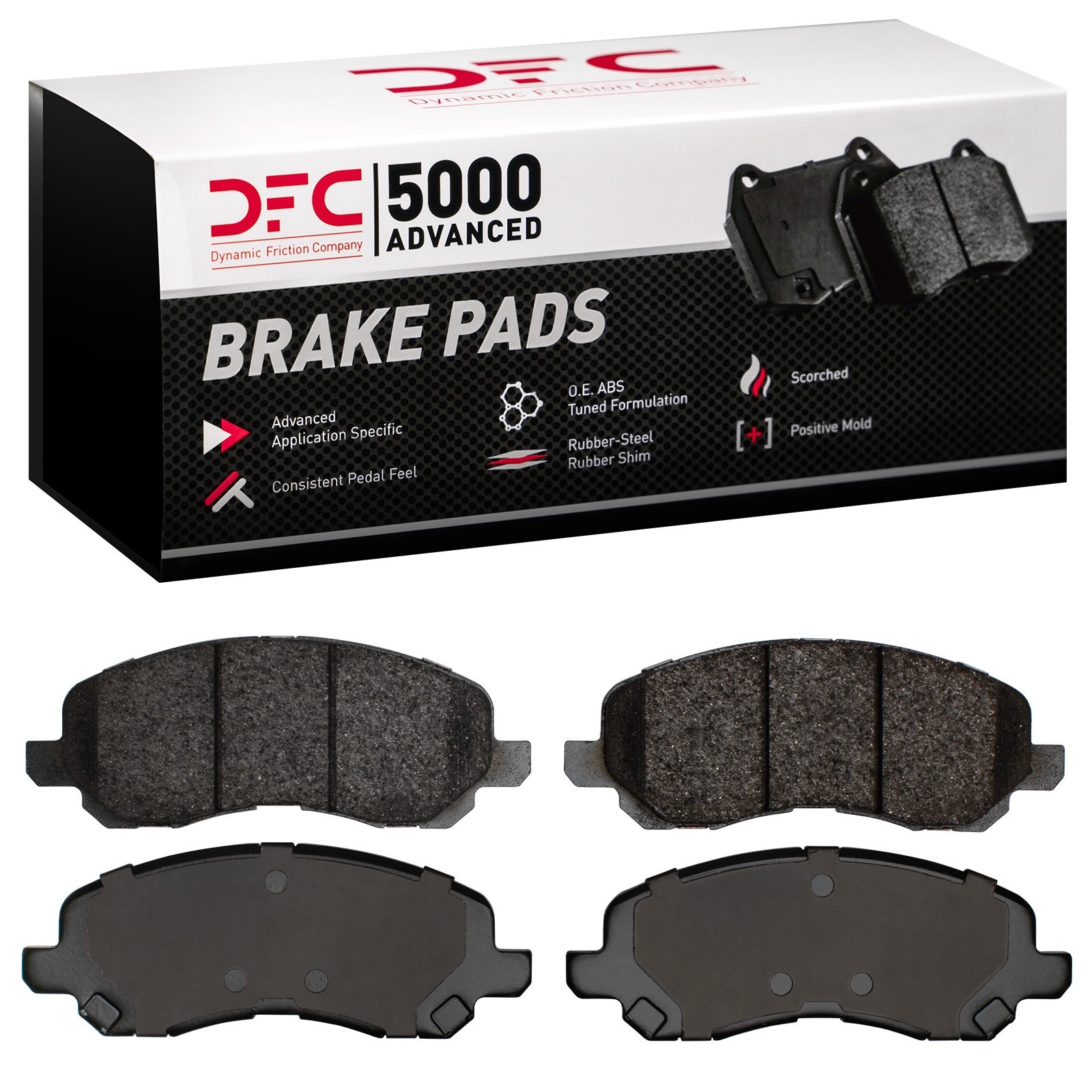 DYN-1551-0866-00 DFC 5000 Advanced Brake Pads - Ceramic - Image 2