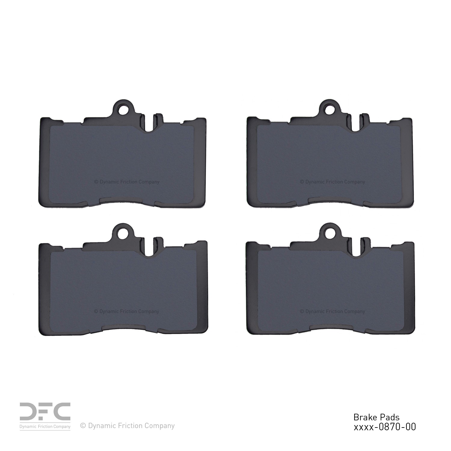 DYN-1551-0870-00 DFC 5000 Advanced Brake Pads - Ceramic