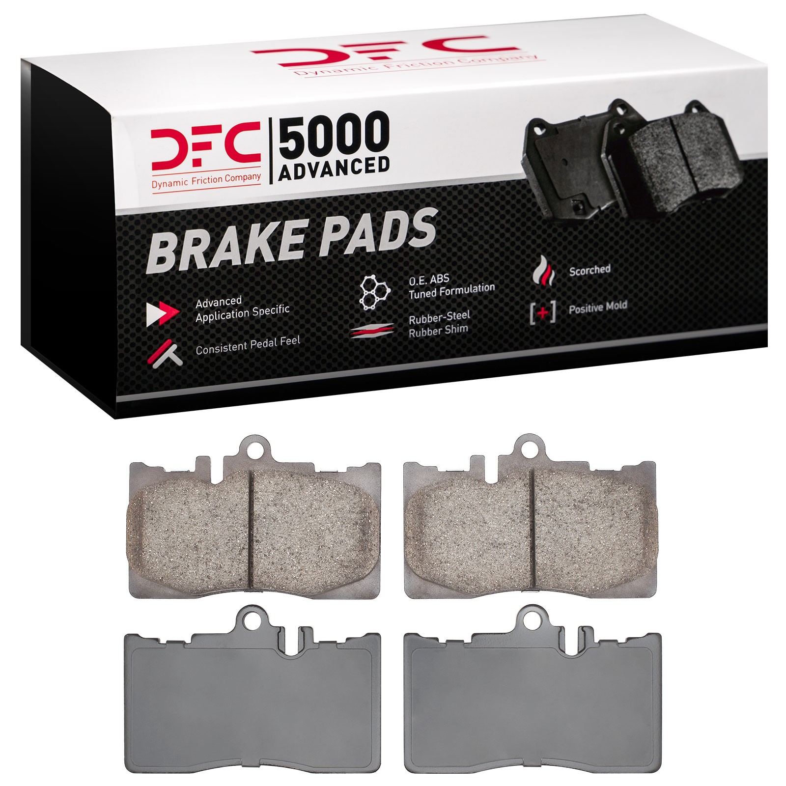 DYN-1551-0870-00 DFC 5000 Advanced Brake Pads - Ceramic - Image 2