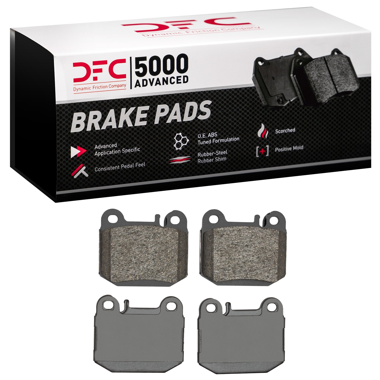 DYN 1551-0874-00 DFC 5000 Advanced Brake Pads - Low Metallic - Image 3