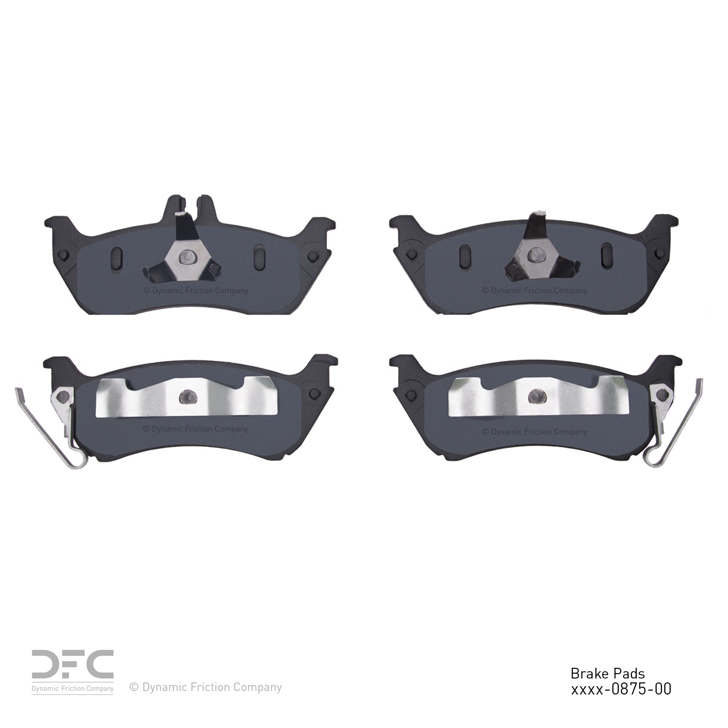 DYN 1551-0875-00 DFC 5000 Advanced Brake Pads - Low Metallic