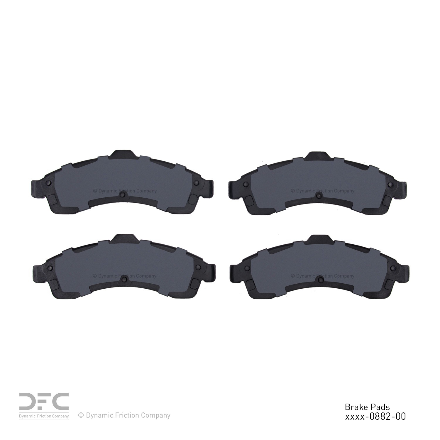 DYN 1551-0882-00 DFC 5000 Advanced Brake Pads - Ceramic