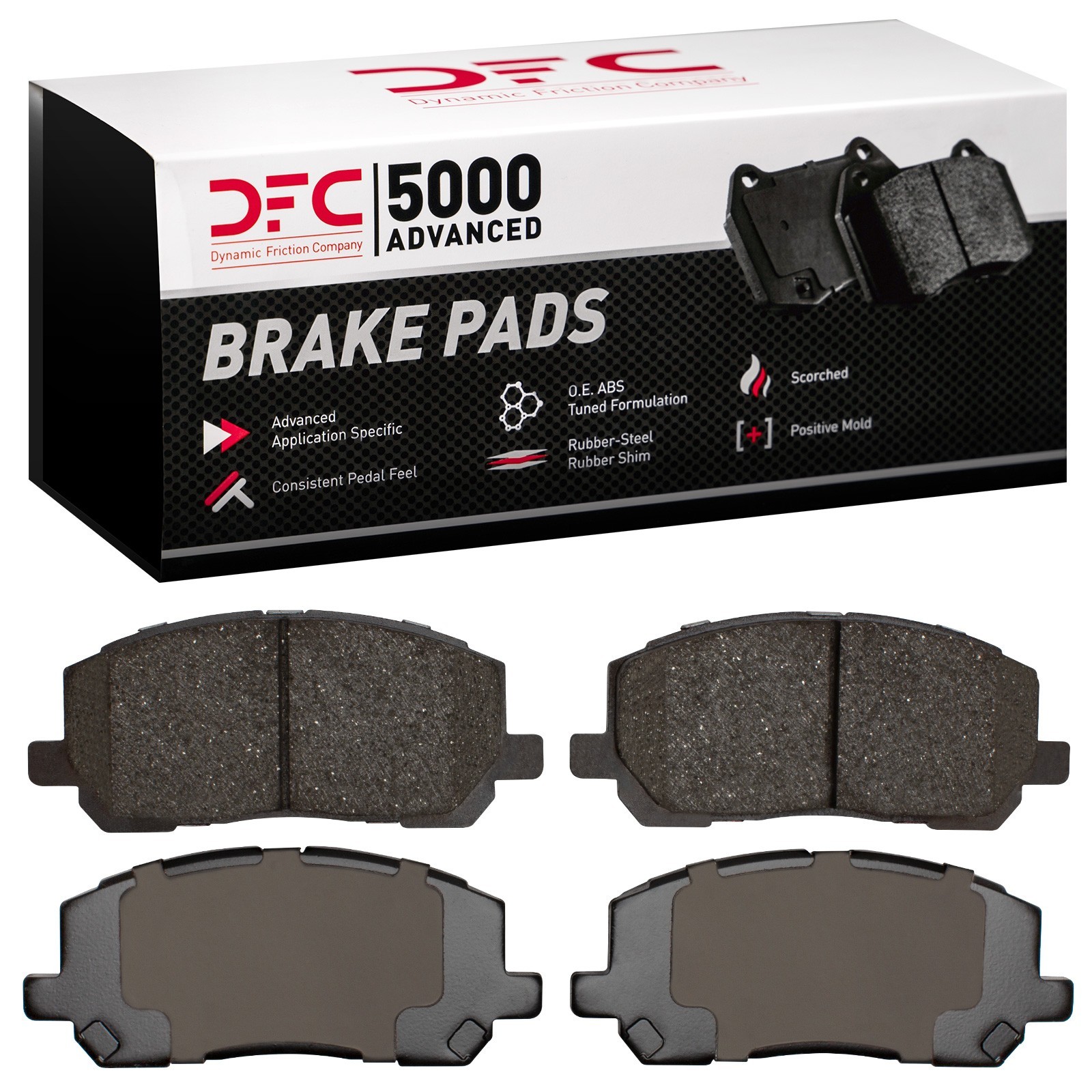 DYN-1551-0884-00 DFC 5000 Advanced Brake Pads - Ceramic - Image 2