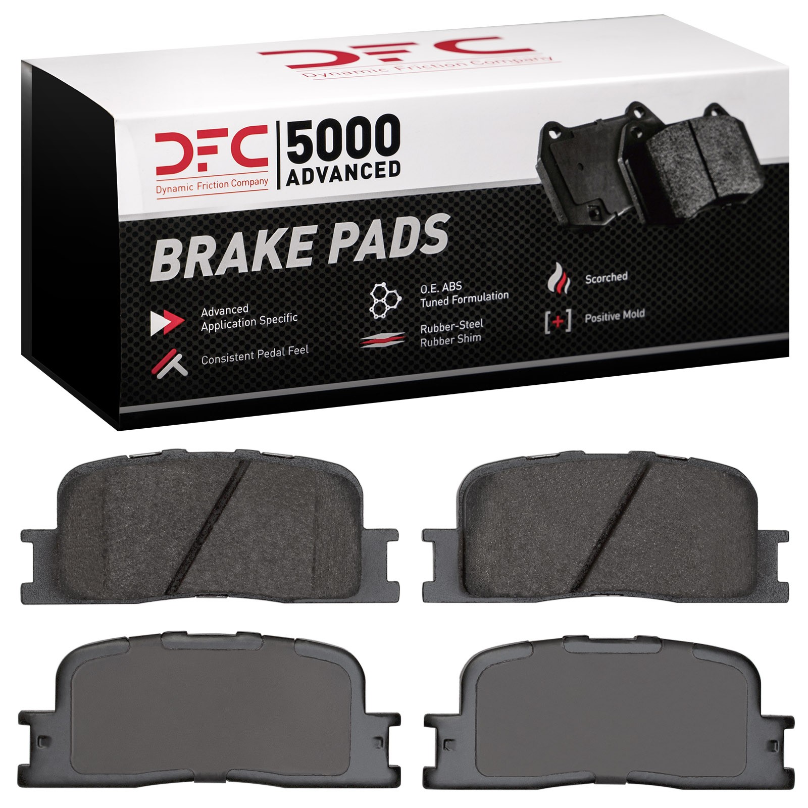 DYN-1551-0885-00 DFC 5000 Advanced Brake Pads - Ceramic - Image 2