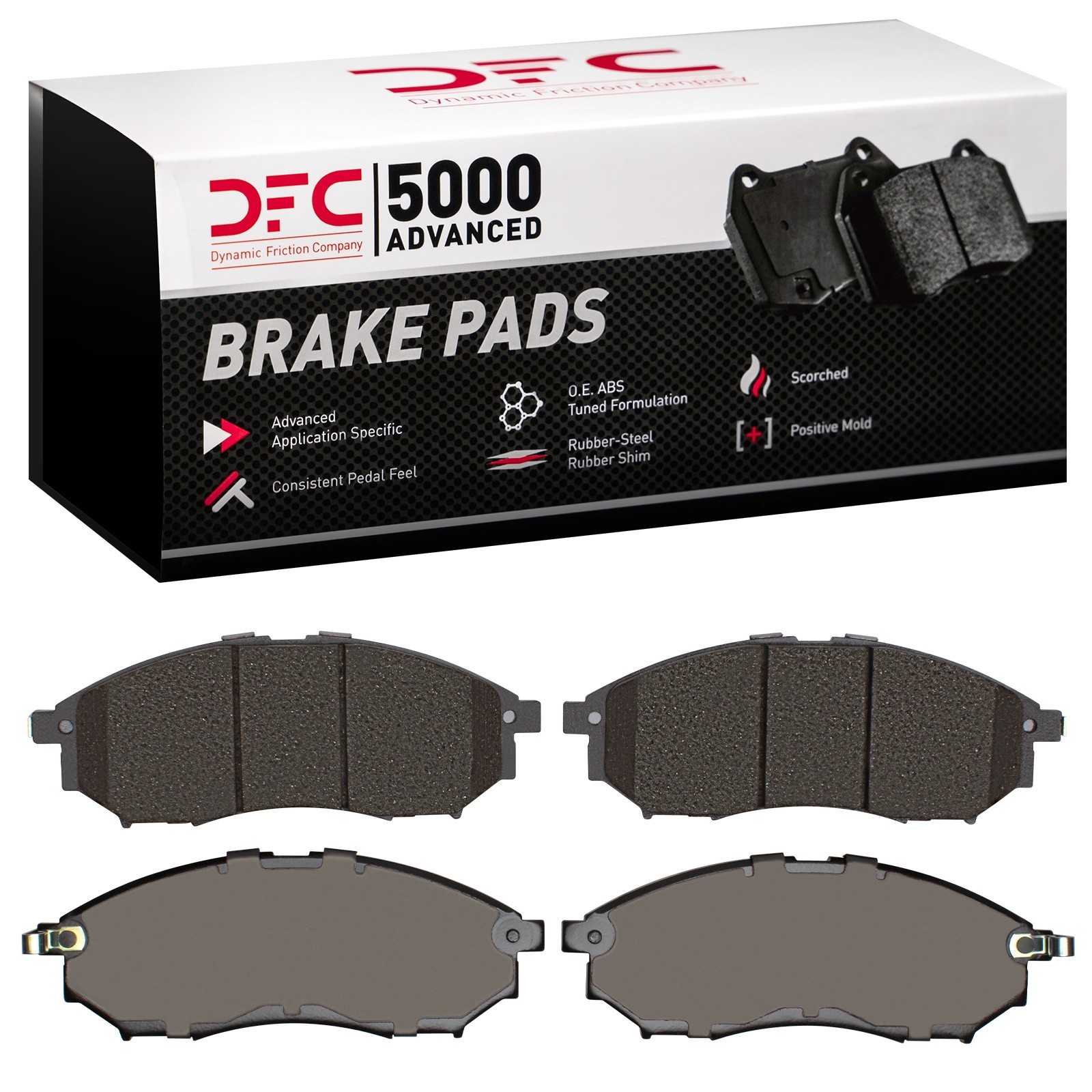 DYN-1551-0888-00 DFC 5000 Advanced Brake Pads - Ceramic - Image 2