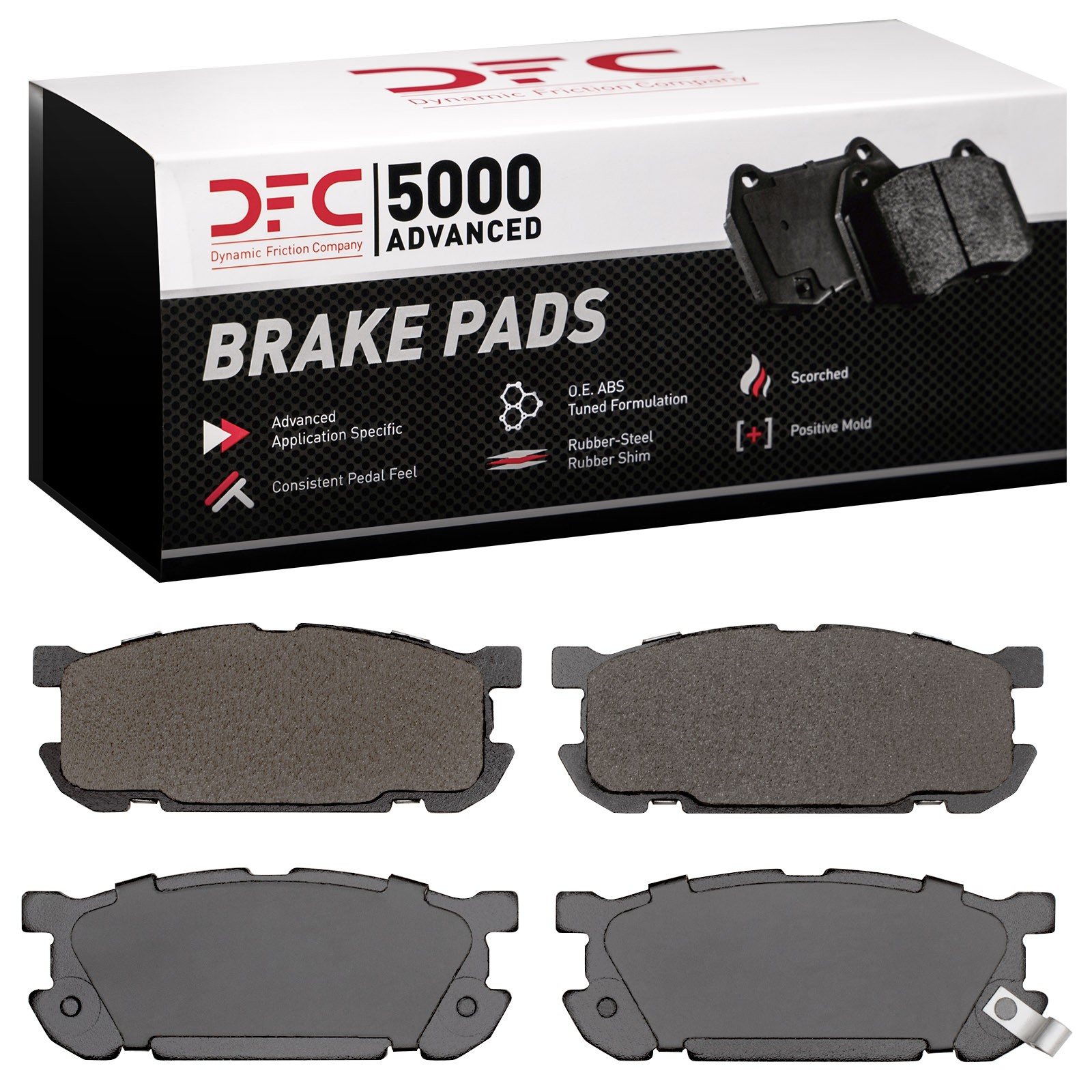 DYN 1551-0891-00 DFC 5000 Advanced Brake Pads - Ceramic - Image 2