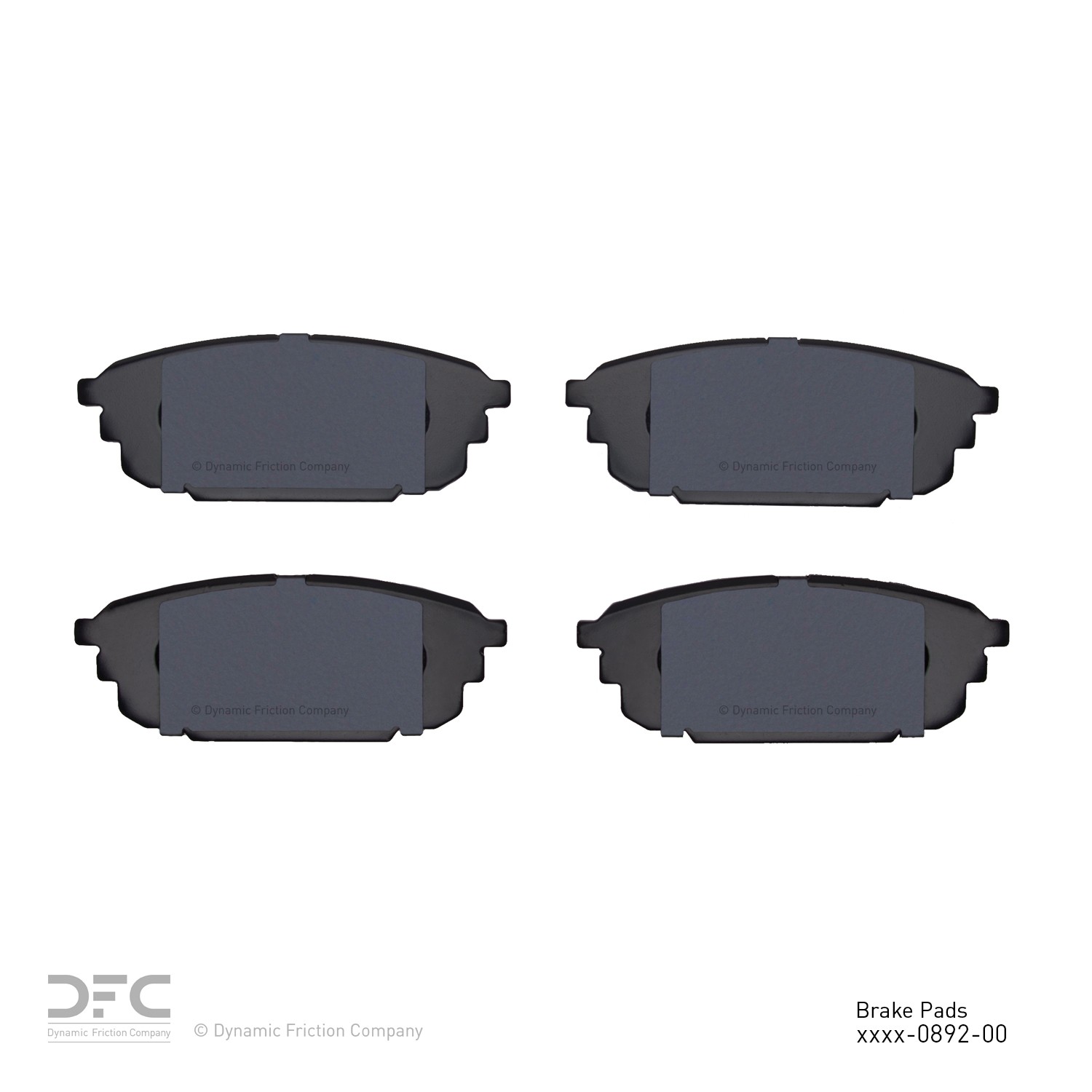 DYN 1551-0892-00 DFC 5000 Advanced Brake Pads - Ceramic