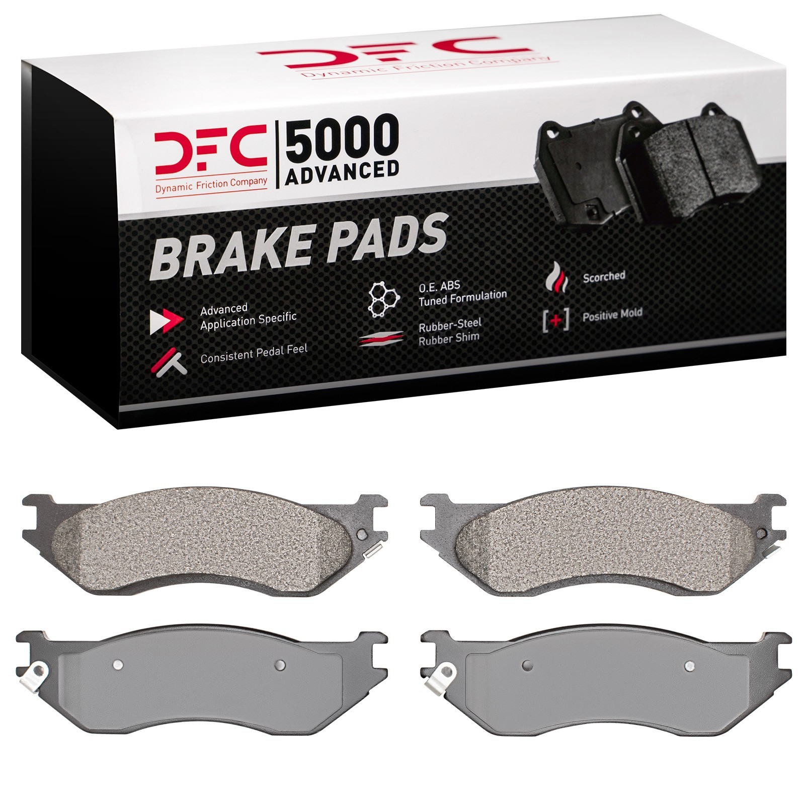 DYN-1551-0897-00 DFC 5000 Advanced Brake Pads - Semi Metallic - Image 2