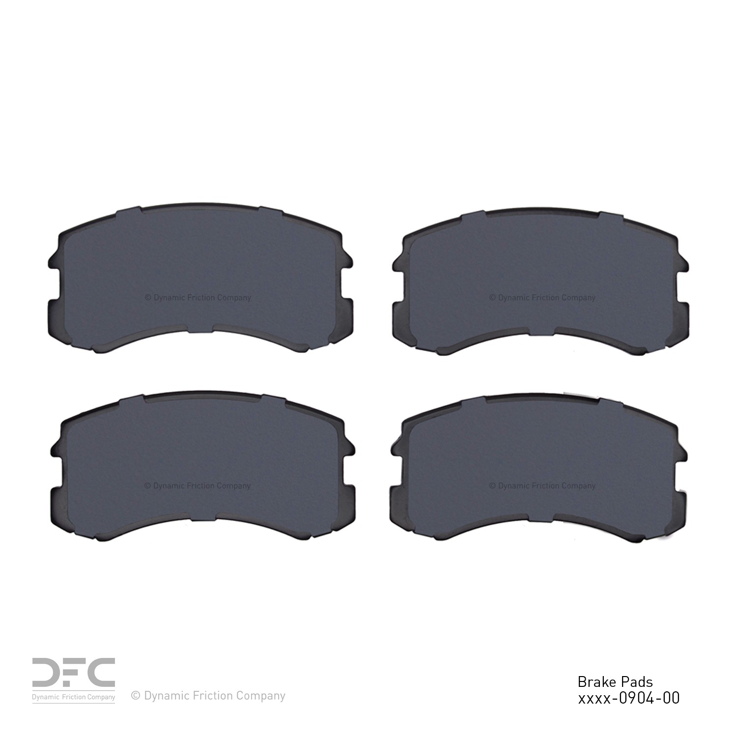 DYN-1551-0904-00 DFC 5000 Advanced Brake Pads - Ceramic