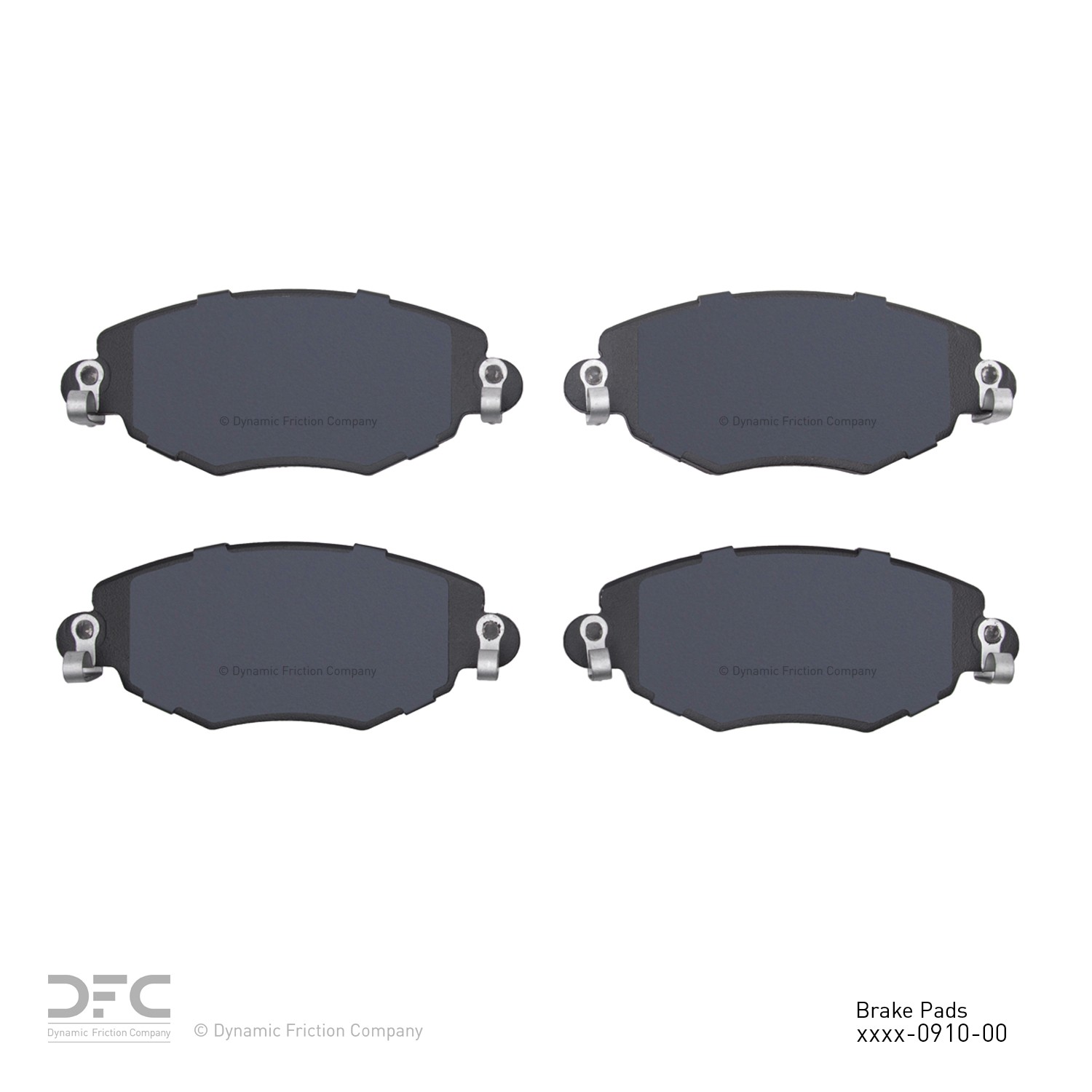 DYN 1551-0910-00 DFC 5000 Advanced Brake Pads - Low Metallic