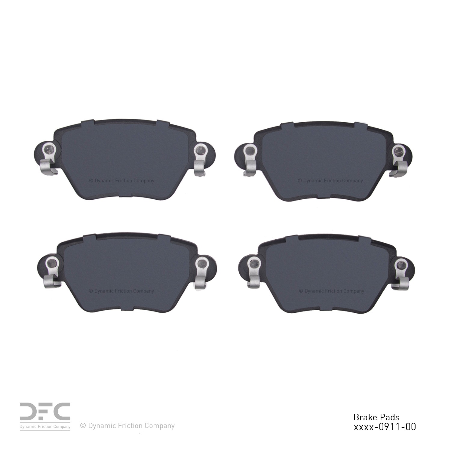 DYN 1551-0911-00 DFC 5000 Advanced Brake Pads - Low Metallic