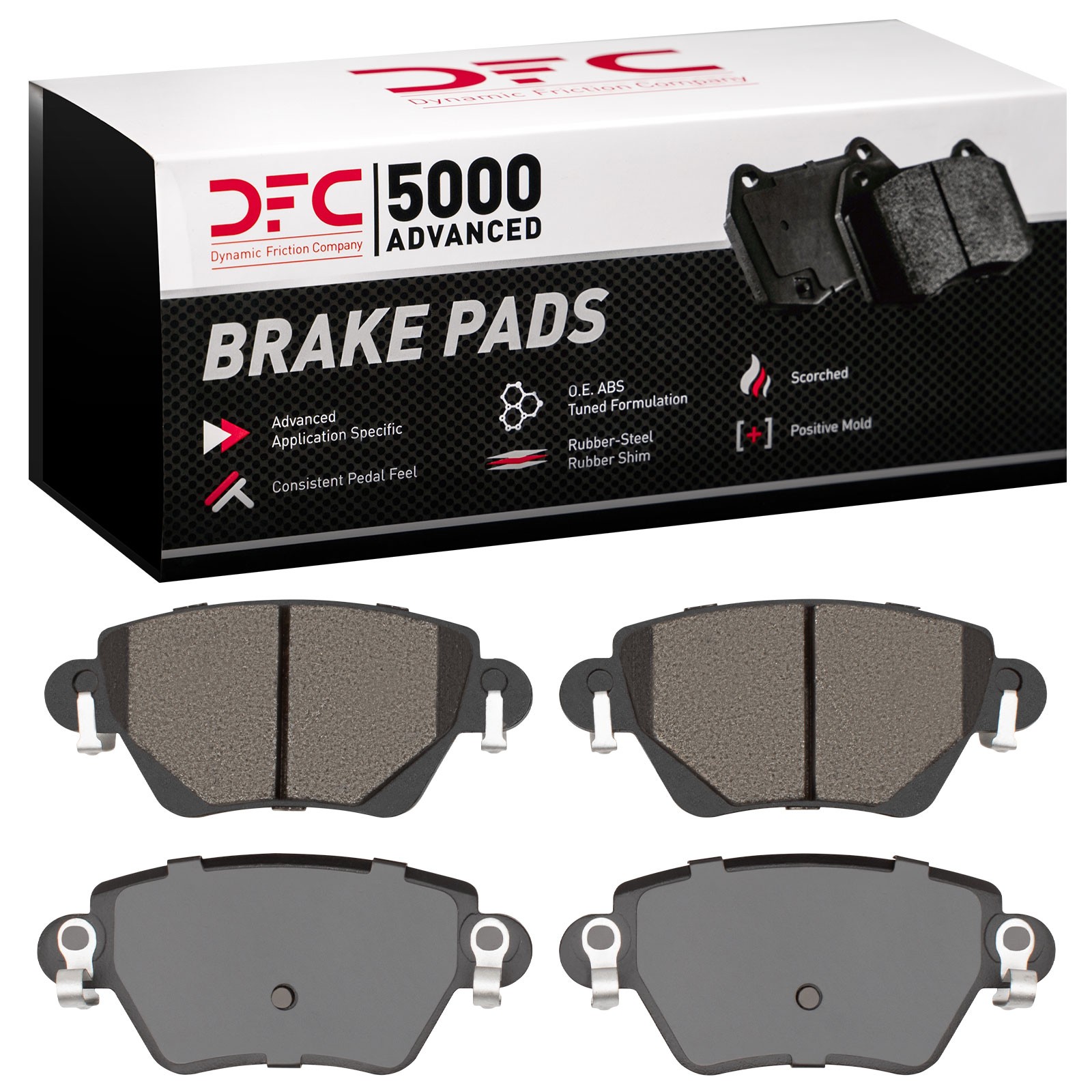DYN 1551-0911-00 DFC 5000 Advanced Brake Pads - Low Metallic - Image 2