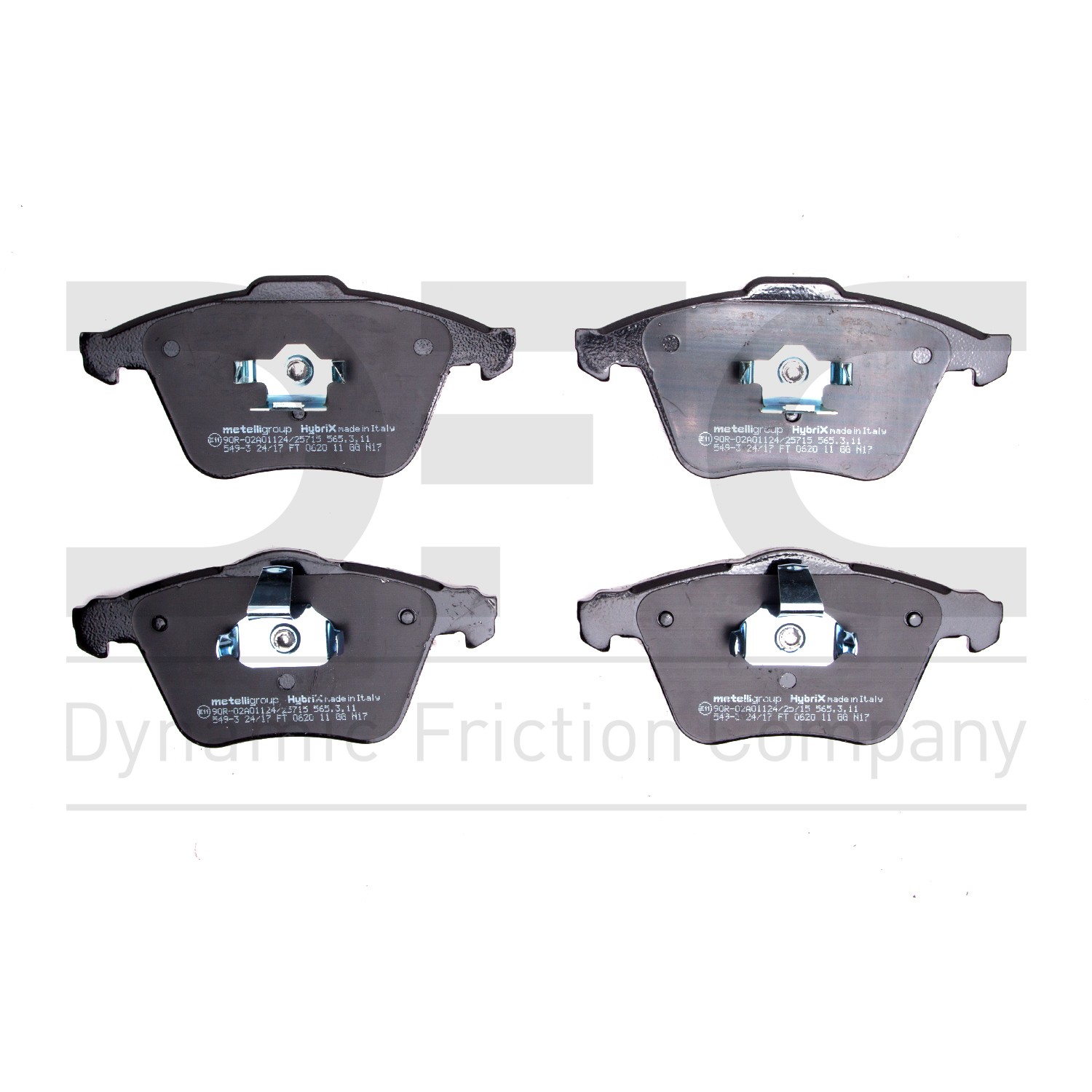 DYN 1551-0915-00 DFC 5000 Advanced Brake Pads - Low Metallic