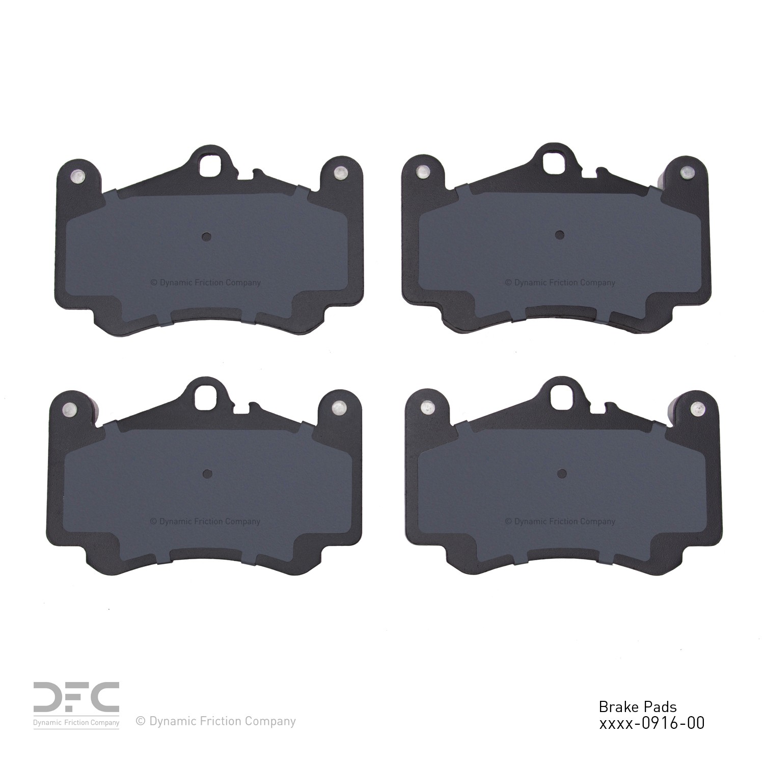 DYN 1551-0916-00 DFC 5000 Advanced Brake Pads - Low Metallic