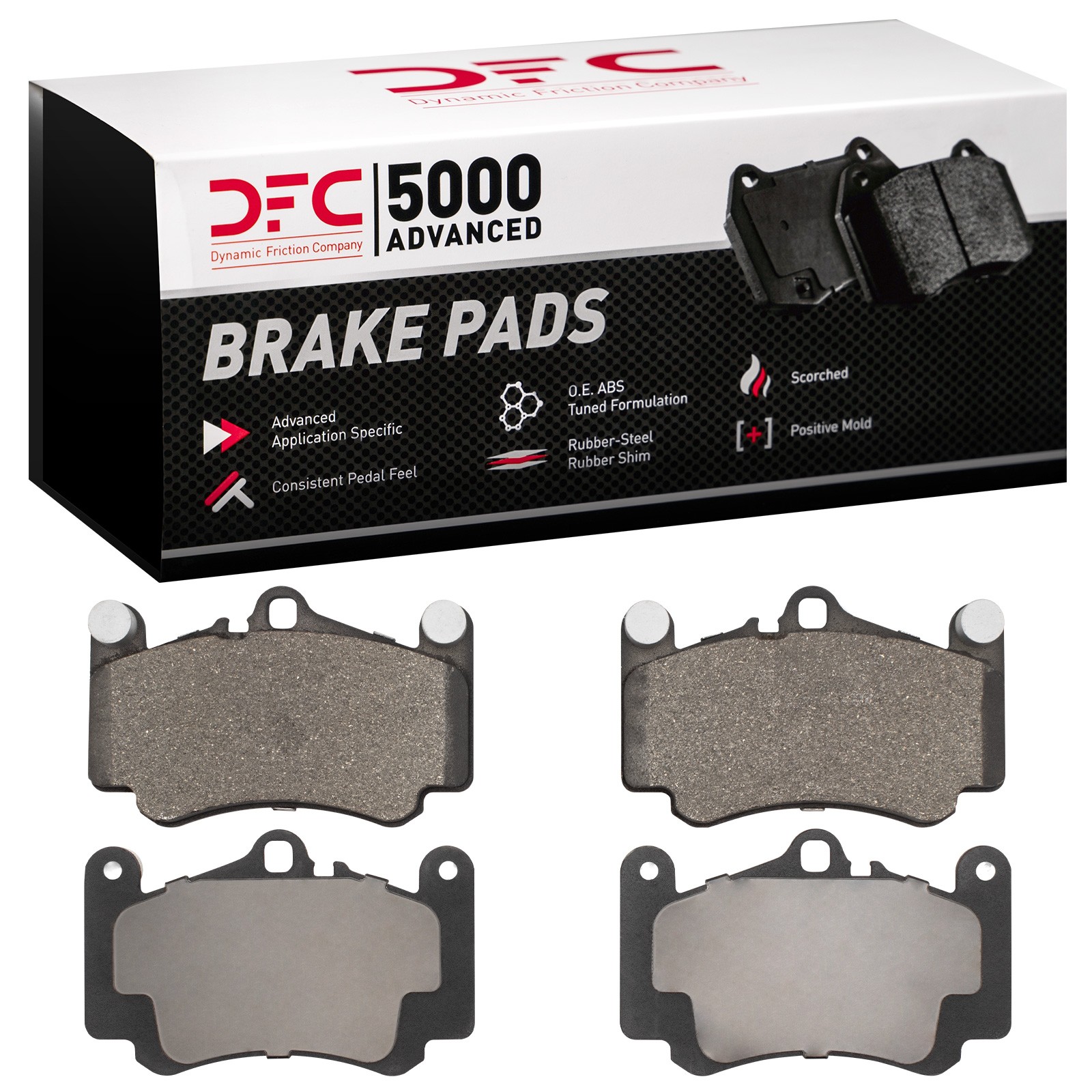 DYN 1551-0916-00 DFC 5000 Advanced Brake Pads - Low Metallic - Image 2