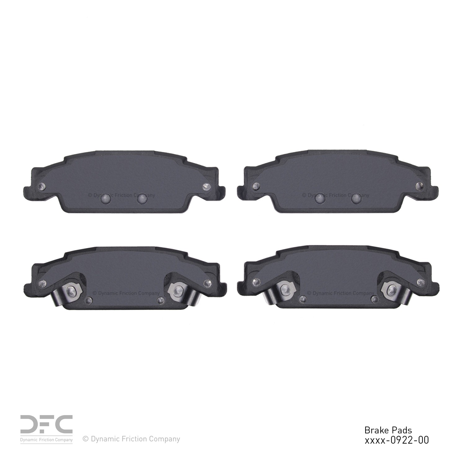 DYN-1551-0922-00 DFC 5000 Advanced Brake Pads - Ceramic