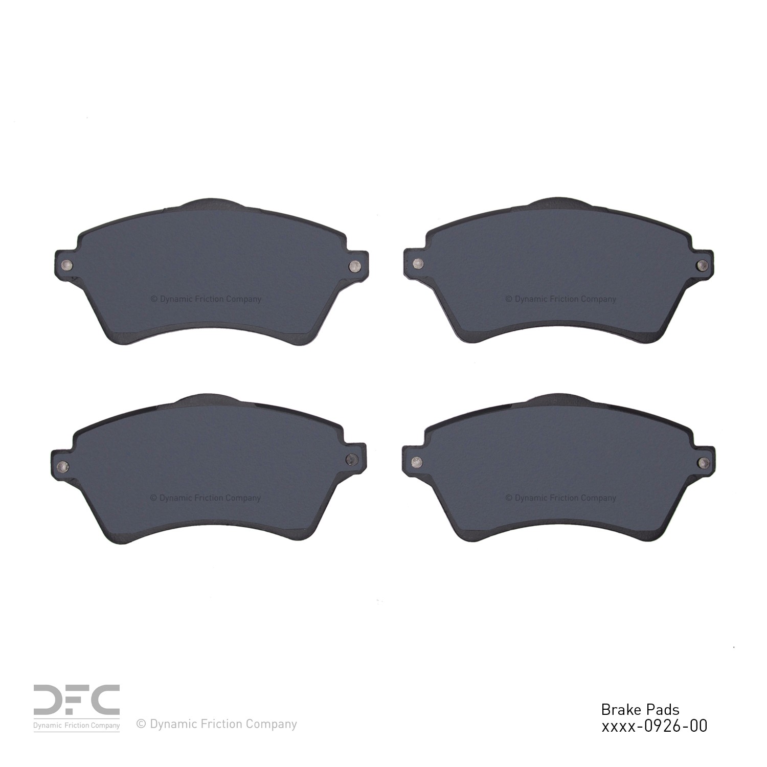 DYN 1551-0926-00 DFC 5000 Advanced Brake Pads - Low Metallic