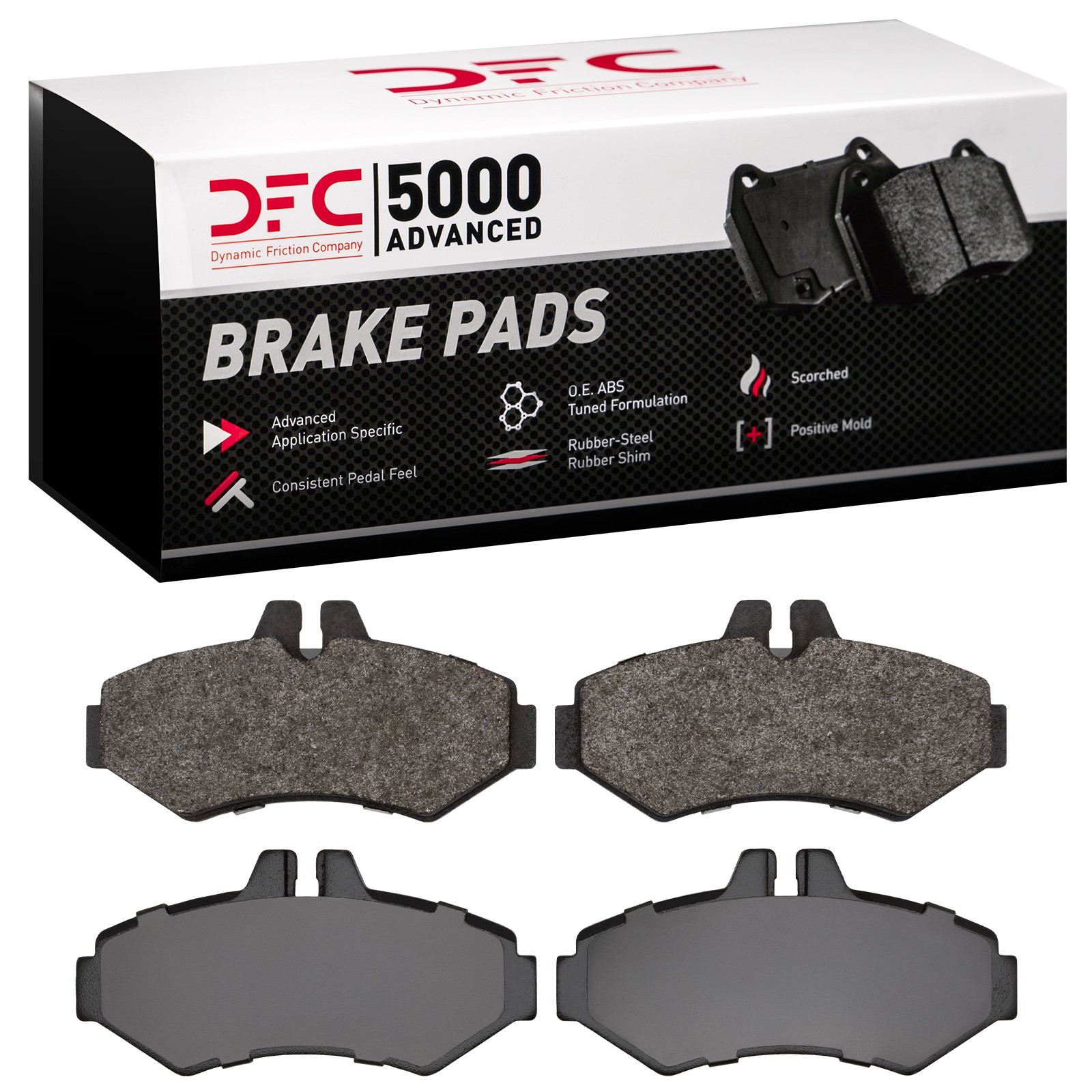 DYN 1551-0928-00 DFC 5000 Advanced Brake Pads - Semi Metallic - Image 2