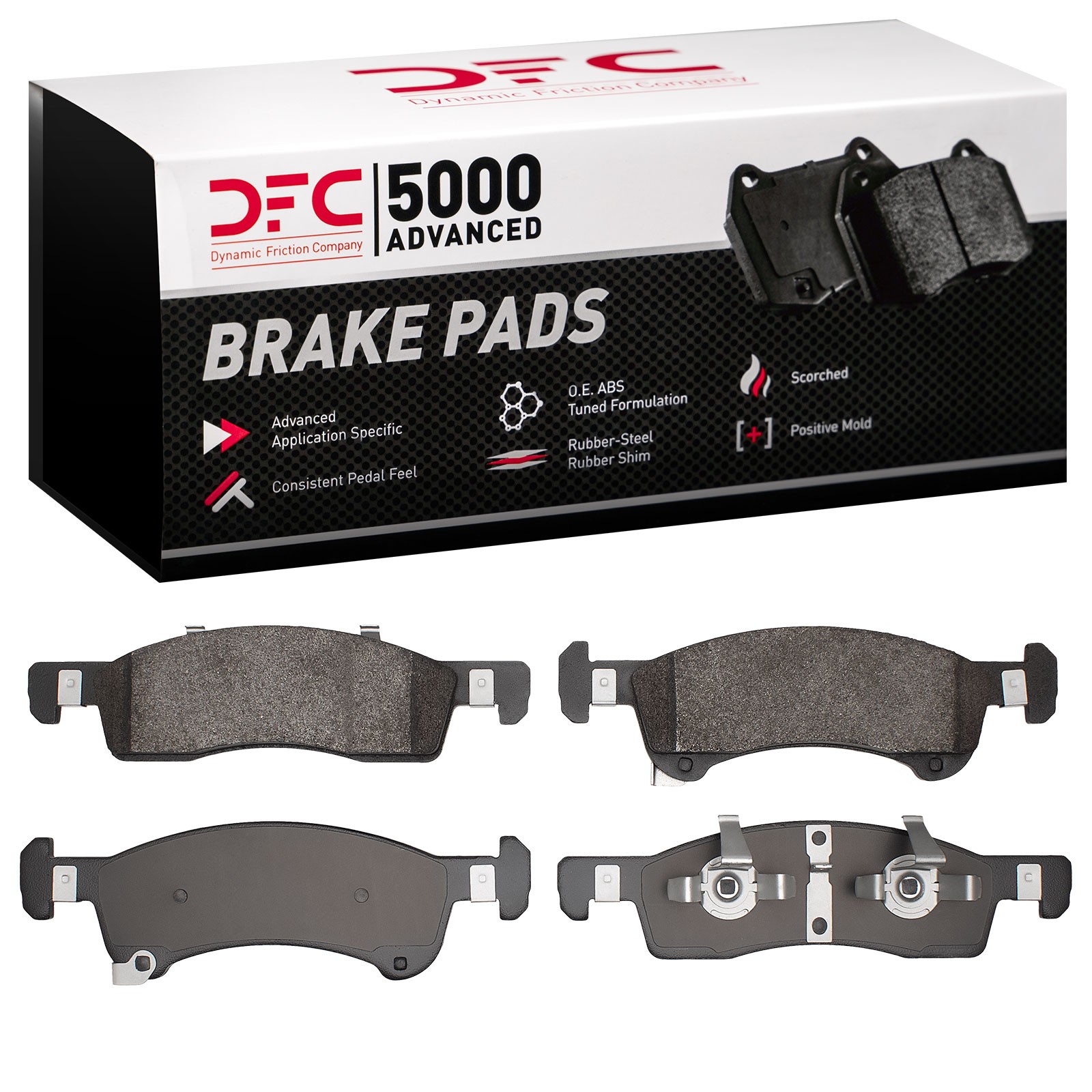 DYN-1551-0934-00 DFC 5000 Advanced Brake Pads - Semi Metallic - Image 2