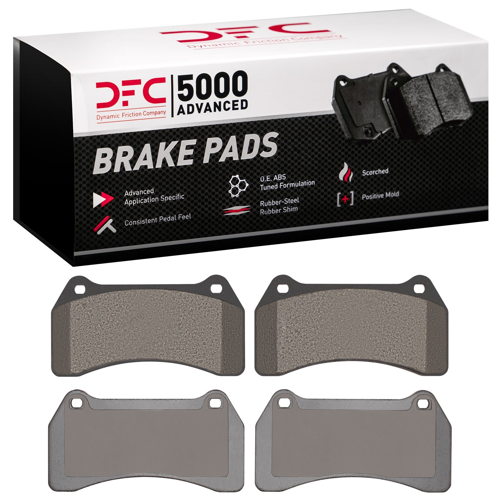 DYN 1551-0938-00 DFC 5000 Advanced Brake Pads - Low Metallic - Image 2