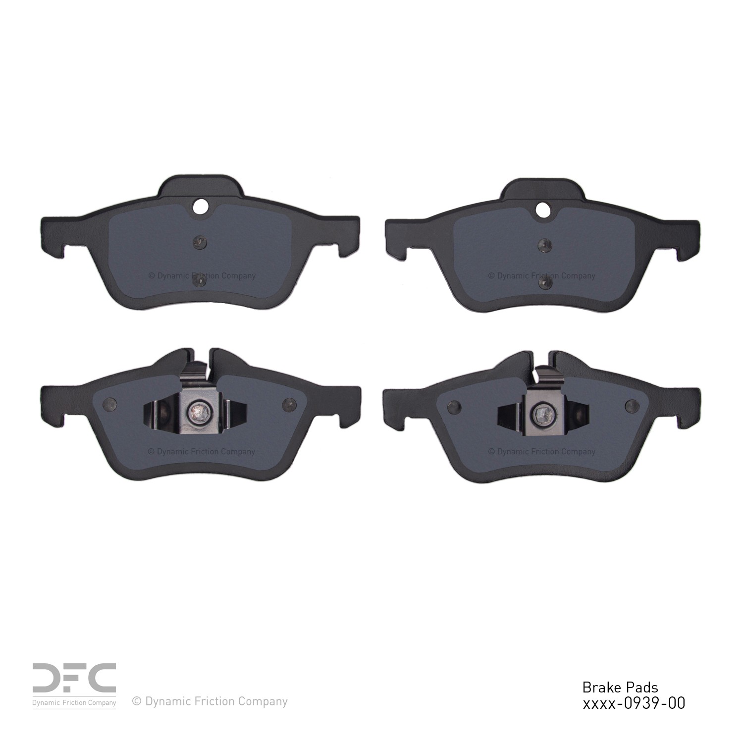 DYN-1551-0939-00 DFC 5000 Advanced Brake Pads - Low Metallic