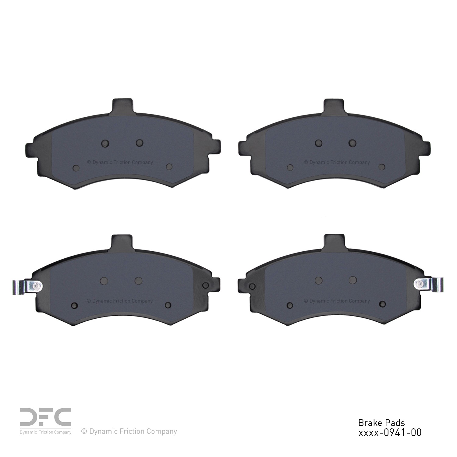 DYN 1551-0941-00 DFC 5000 Advanced Brake Pads - Ceramic