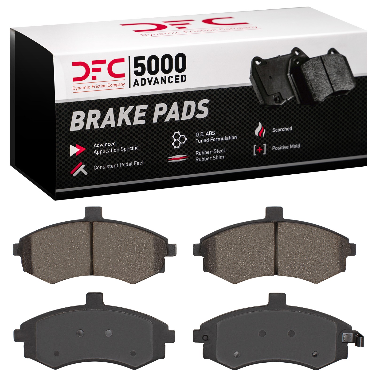 DYN 1551-0941-00 DFC 5000 Advanced Brake Pads - Ceramic - Image 2