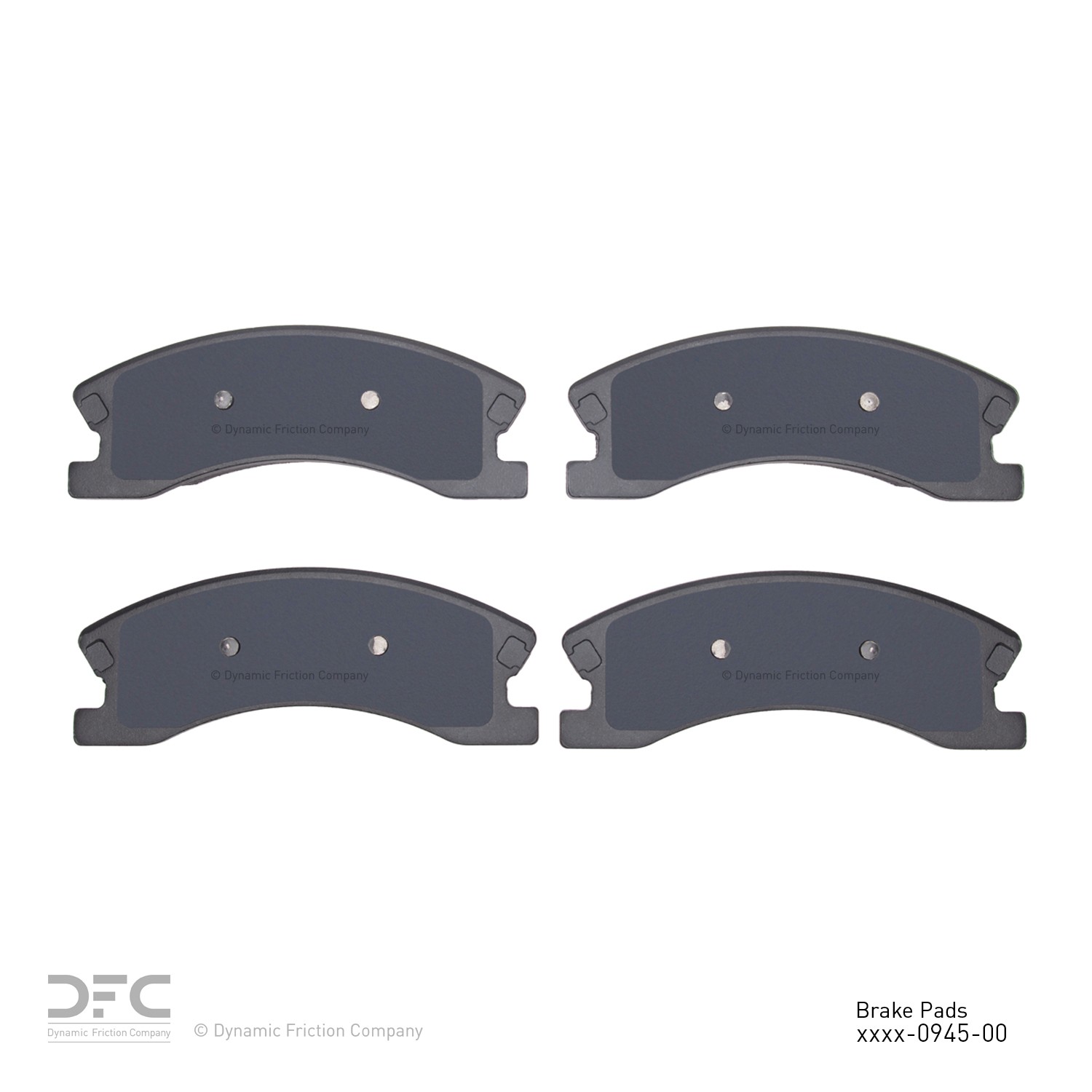 DYN 1551-0945-00 DFC 5000 Advanced Brake Pads - Semi Metallic