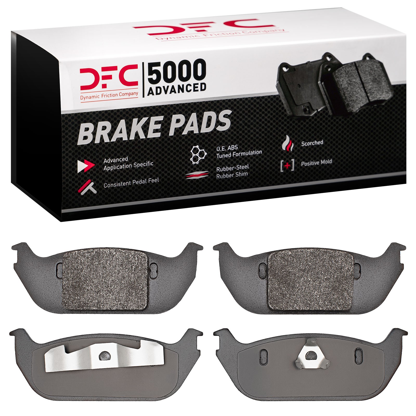 DYN 1551-0952-00 DFC 5000 Advanced Brake Pads - Semi Metallic - Image 2